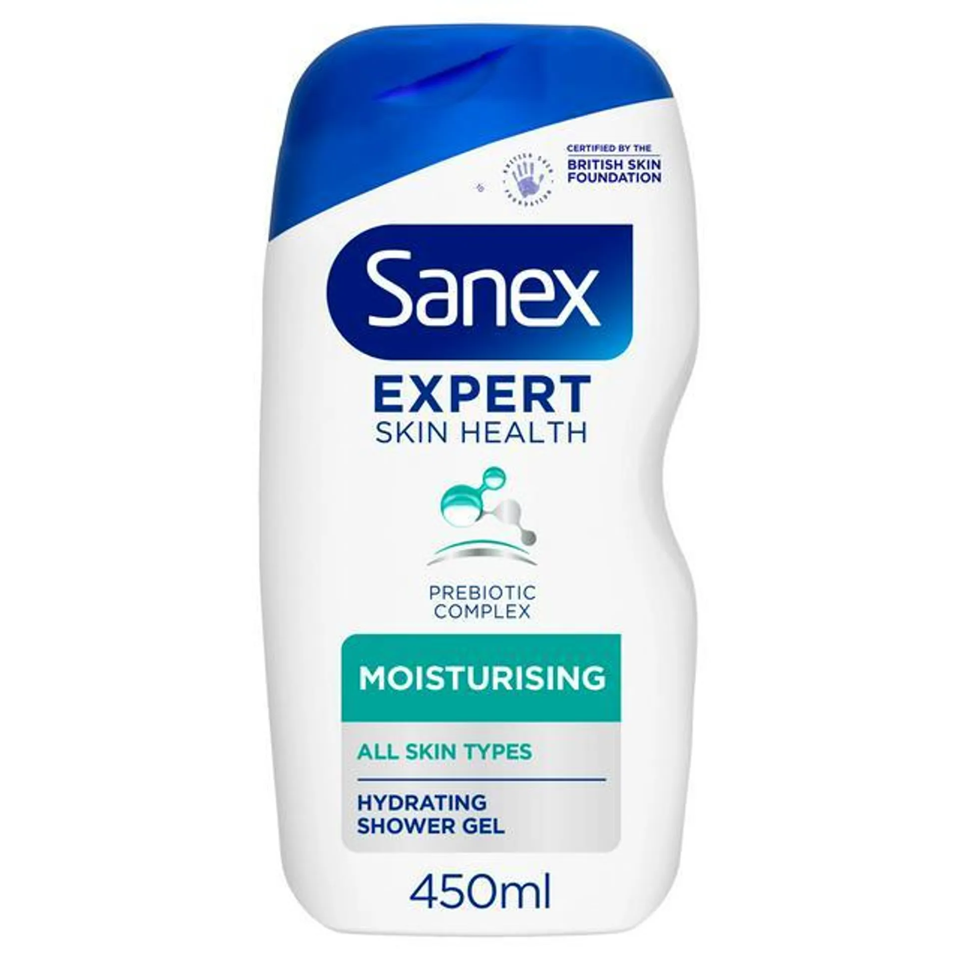 Sanex Expert Skin Health Moisturising Shower Gel Body Wash 450ml