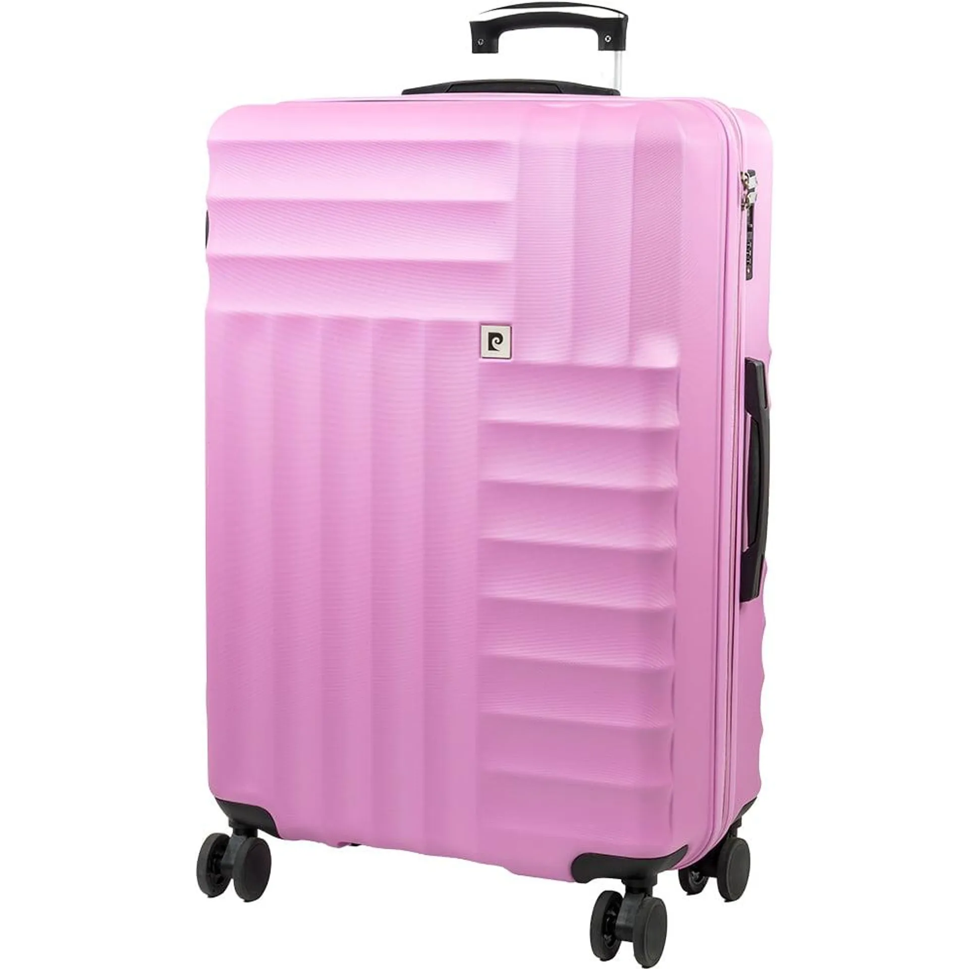 Pierre Cardin Large Pink Trolley Suitcase