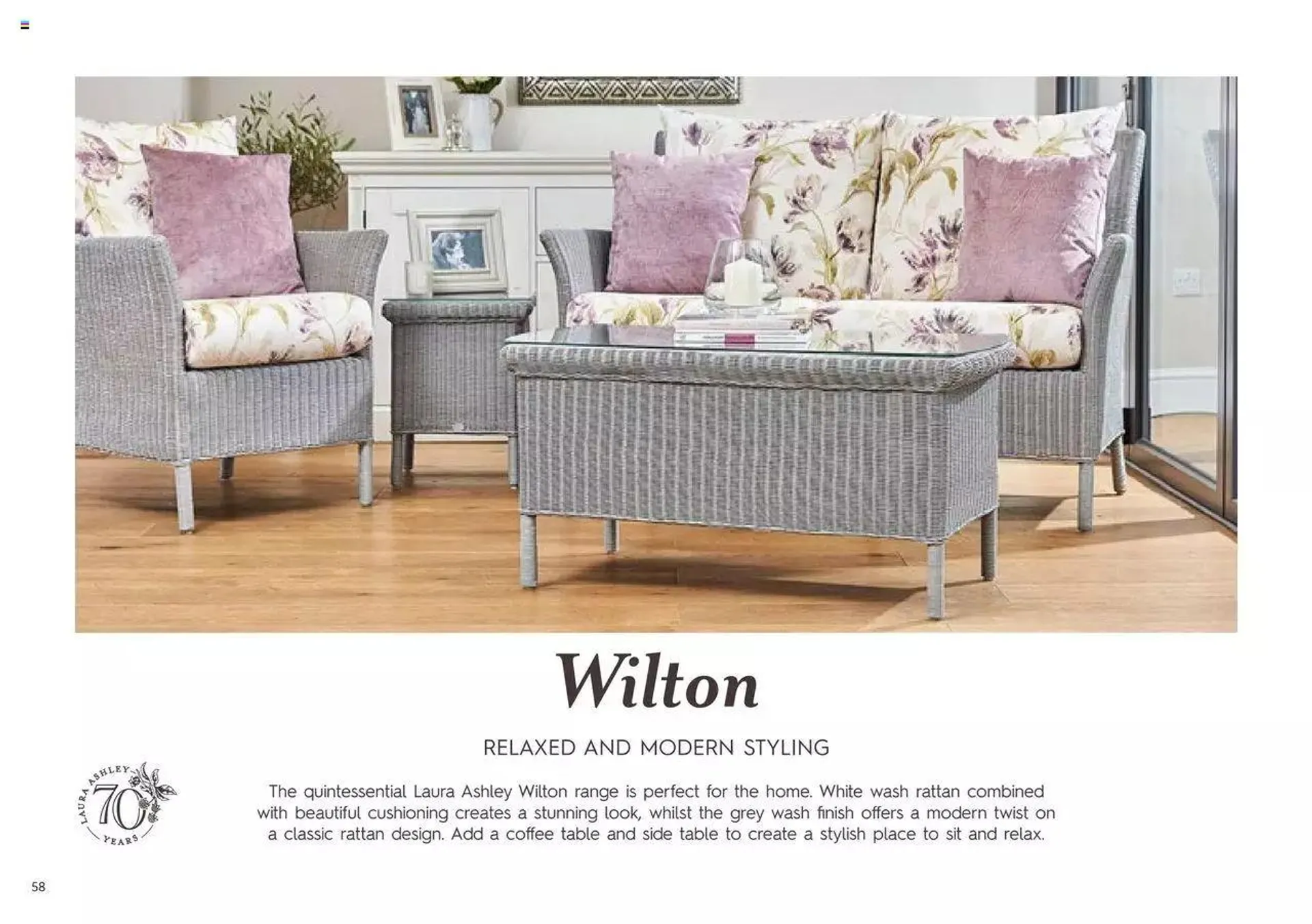 Laura Ashley - Daro & Laura Ashley Indoor Collection 2023 from 12 March to 12 January 2024 - Catalogue Page 58