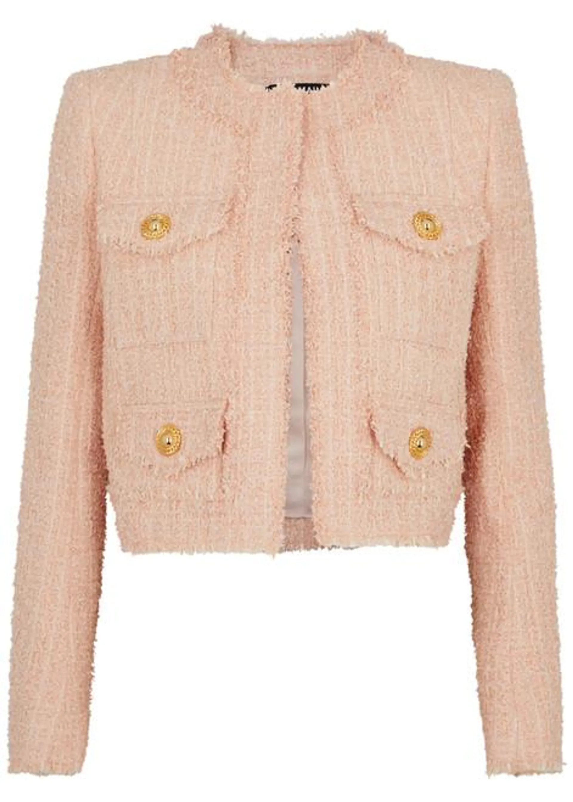 Bouclé tweed jacket