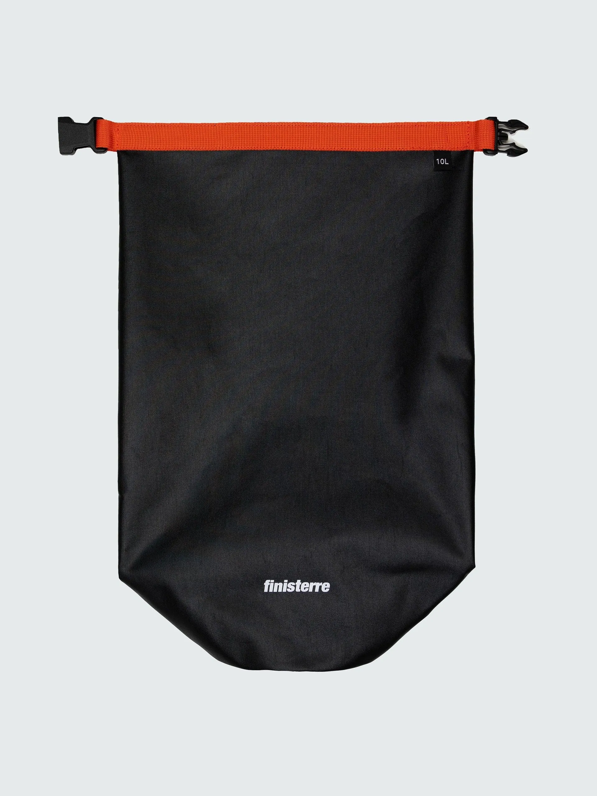 Recycled waterproof 10L dry bag in black