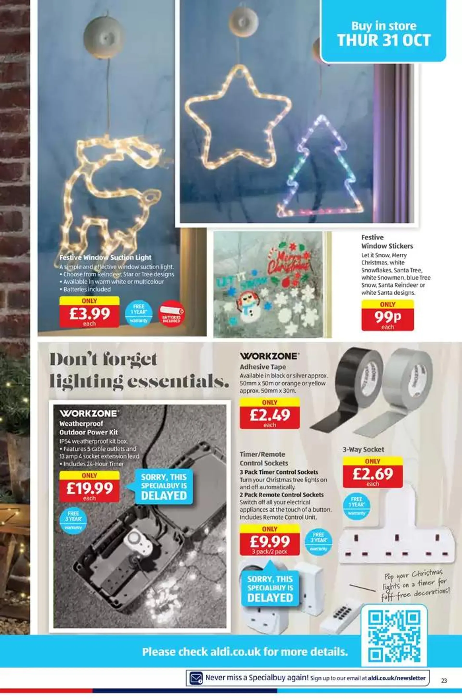 Aldi SpecialBuys UK from 26 October to 9 November 2024 - Catalogue Page 23