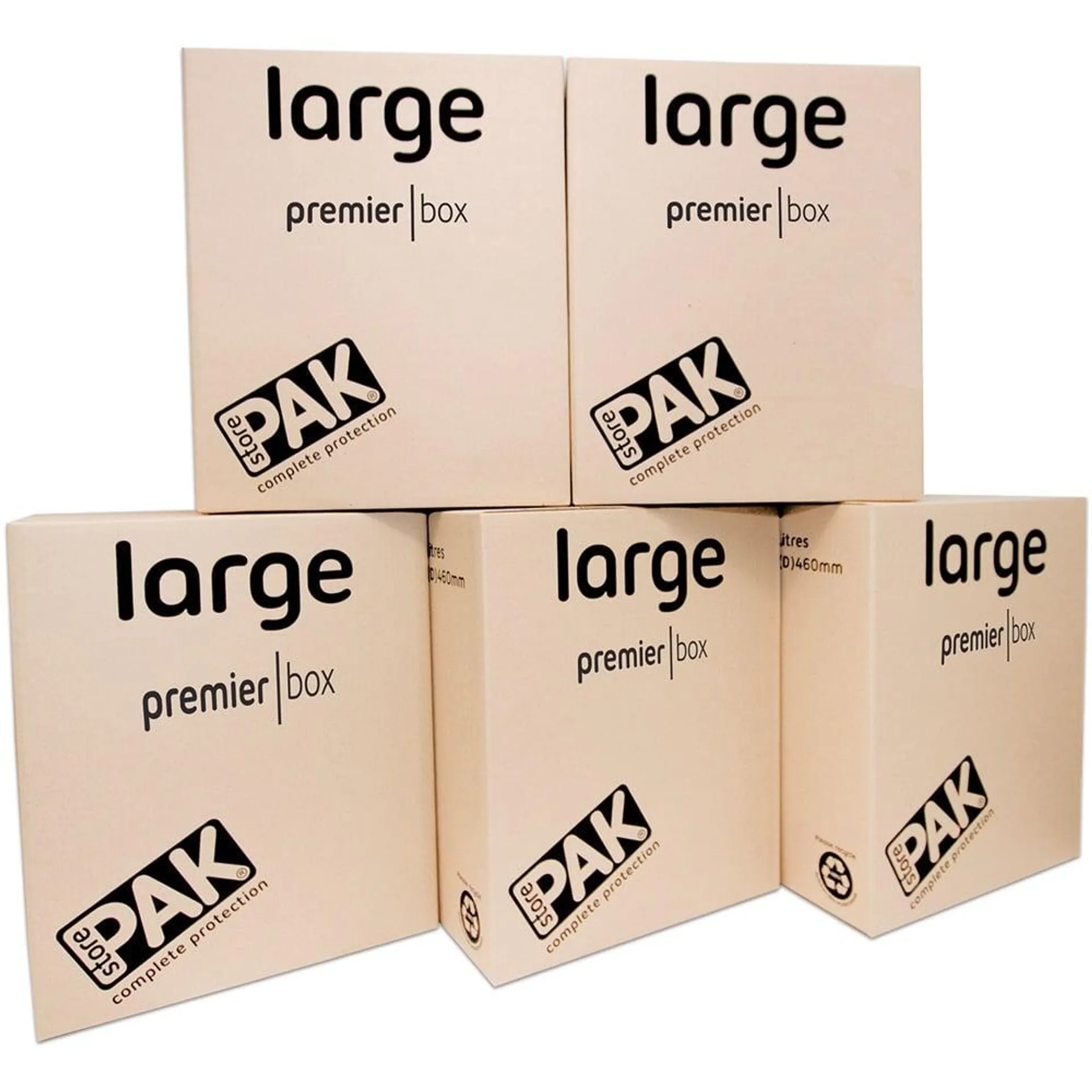 StorePAK Heavy Duty Storage Box Large 5 Pack