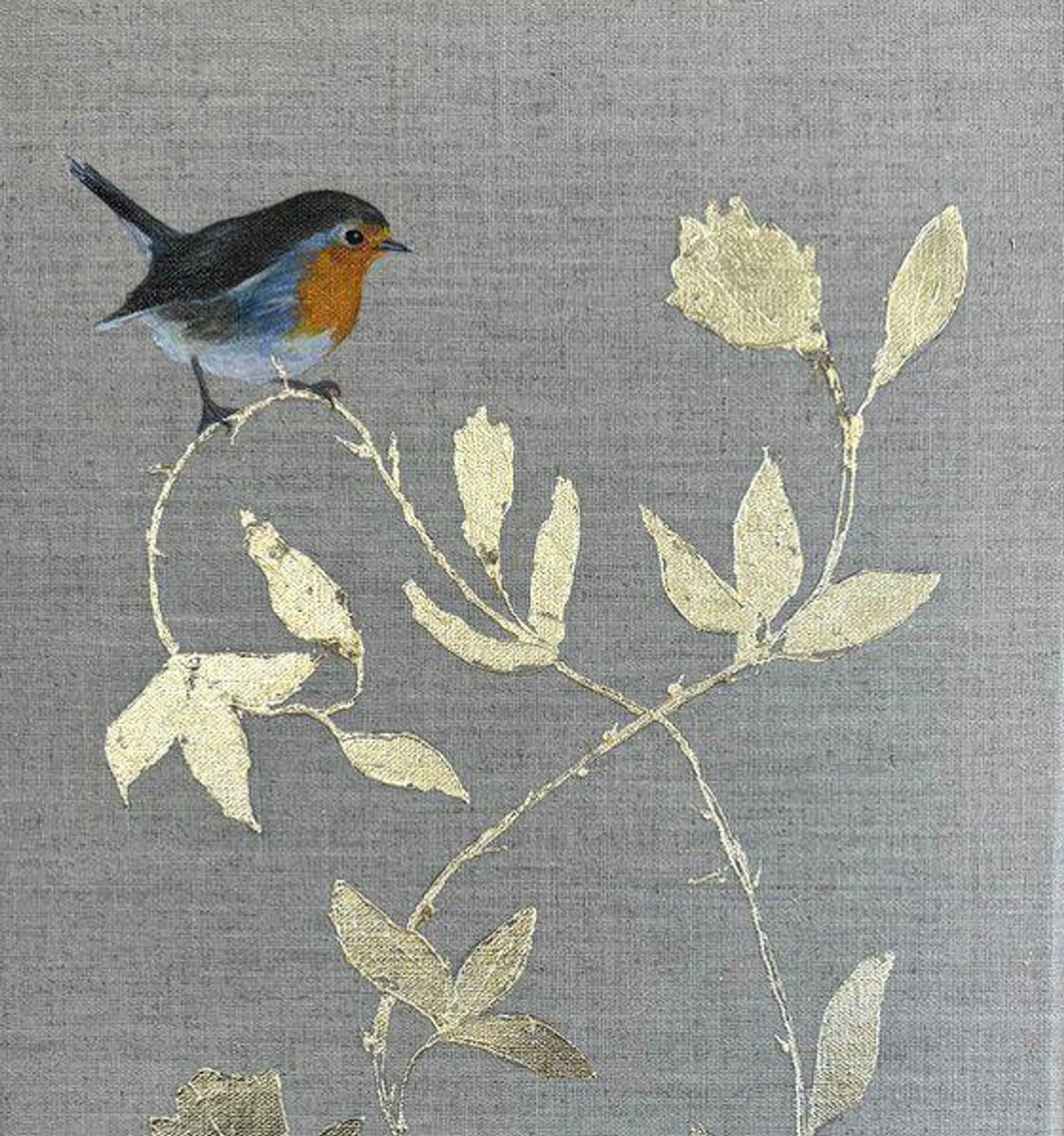 Robin Gaze on Gold leaf Ornamental Roses (2024)