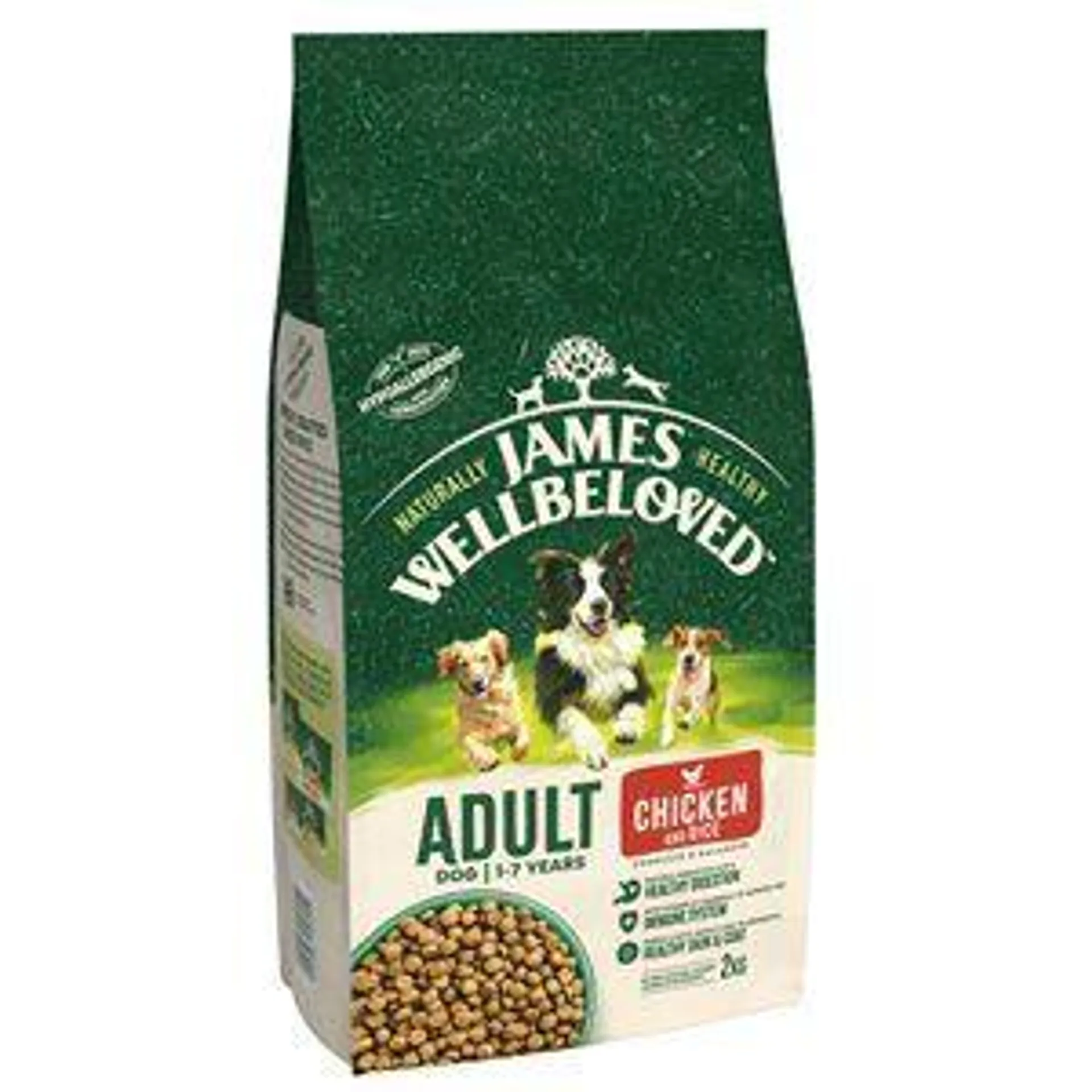 James Wellbeloved Adult Chicken & Rice - 2Kg