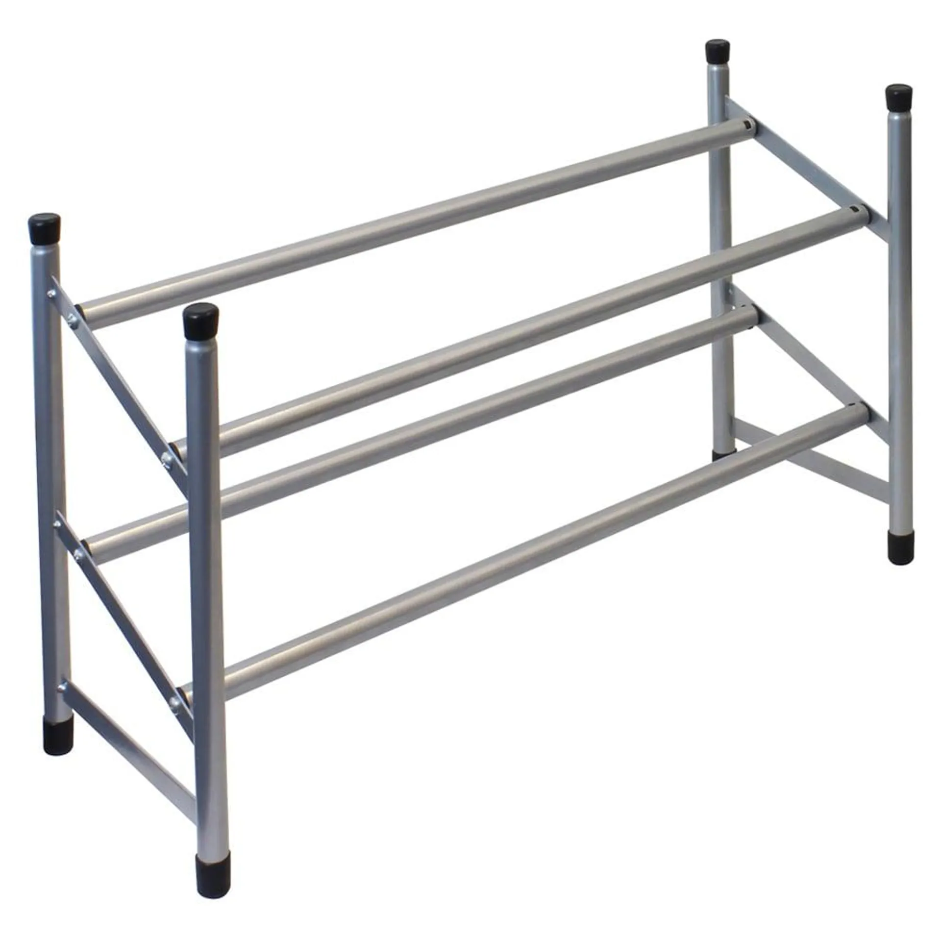 JVL 2 Tier Extendable Shoe Rack