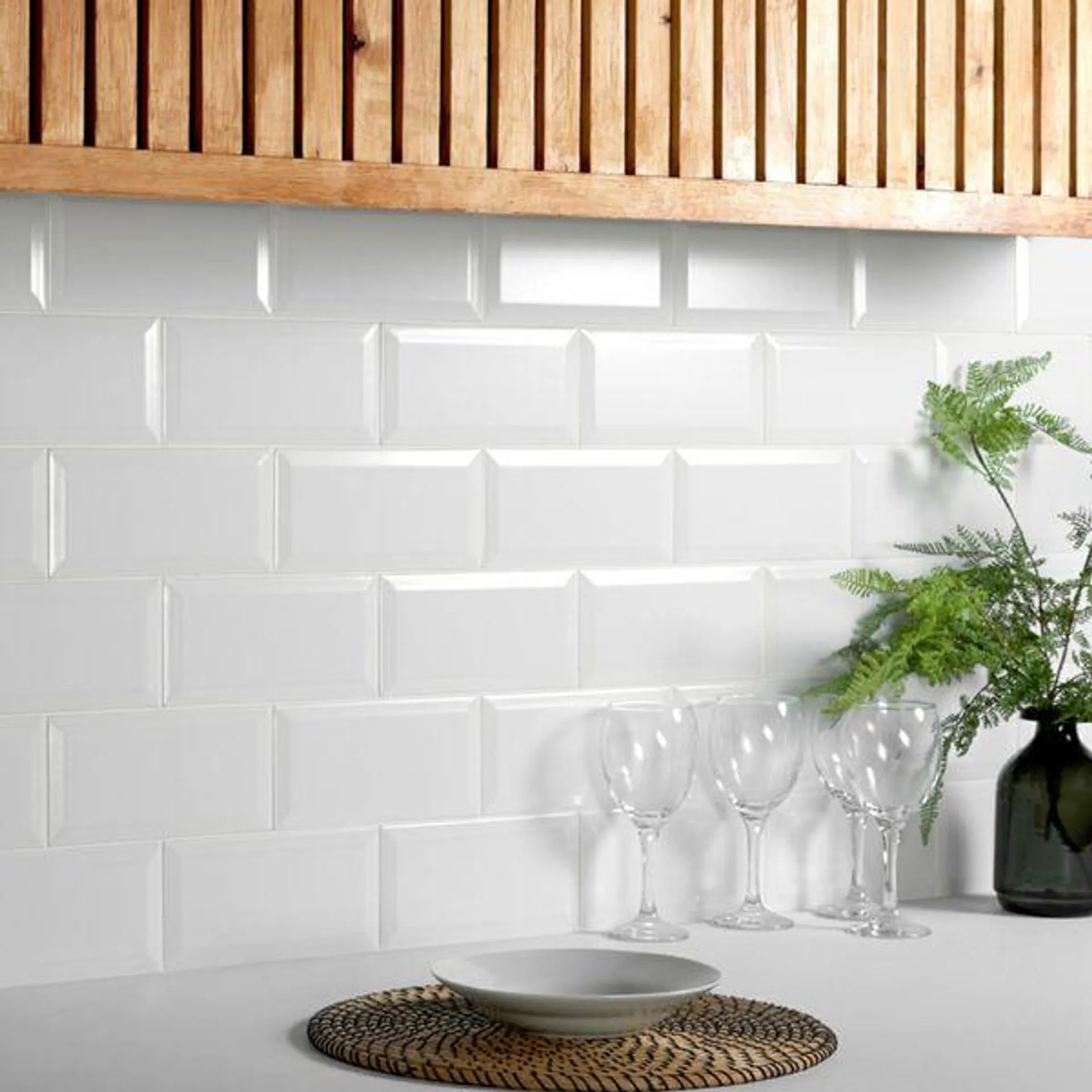 Metro Chalk Farm White Matt Tiles