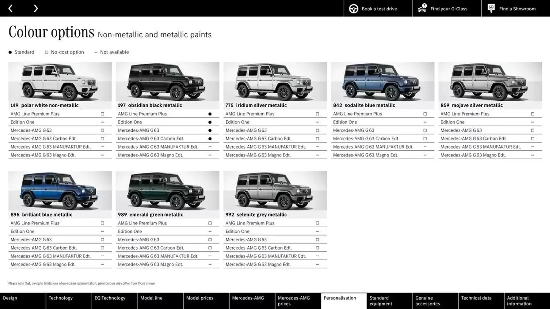 Mercedes Benz New G-Class from 12 October to 12 October 2025 - Catalogue Page 73