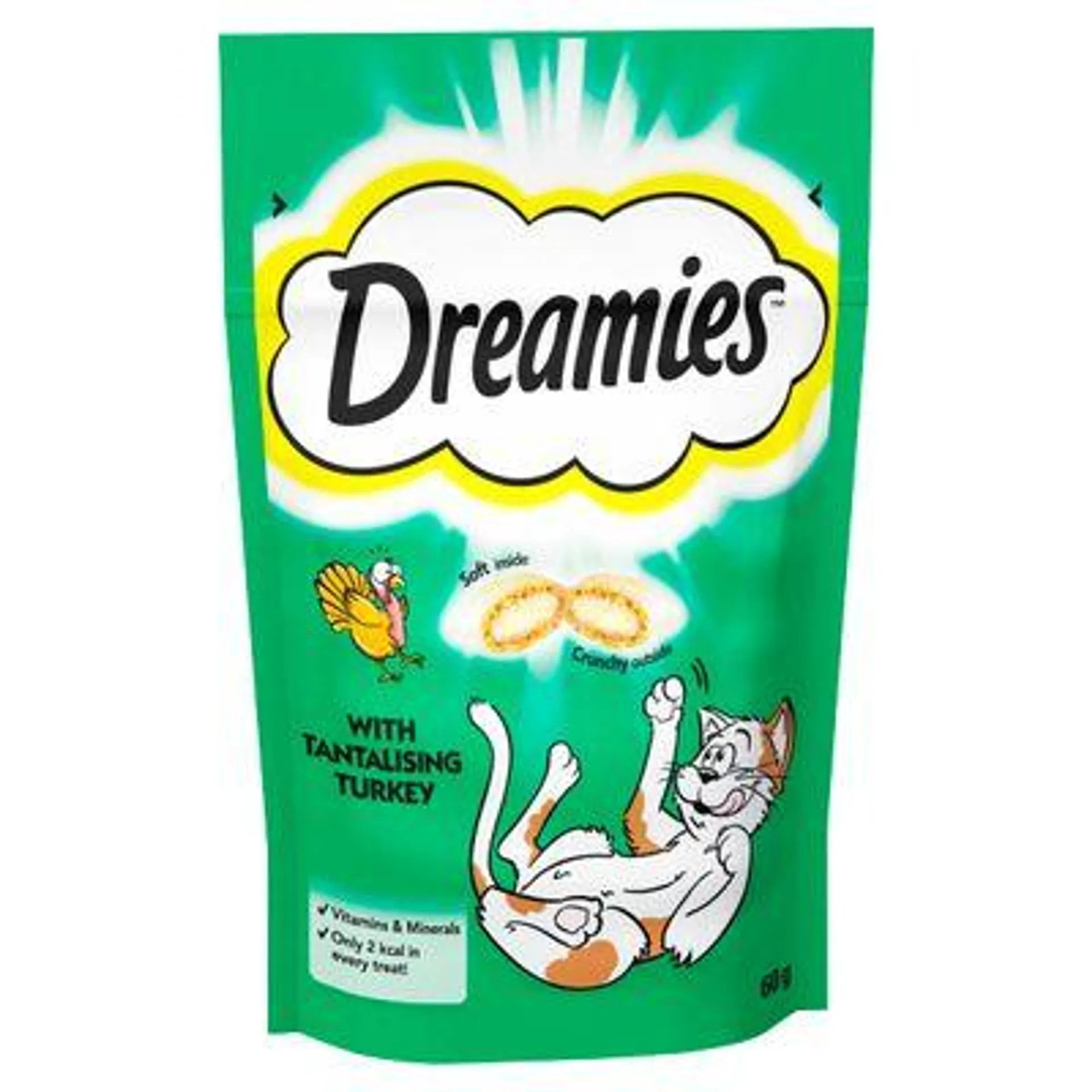 6 x 55g/60g Dreamies Cat Snacks - 4 + 2 Free! *