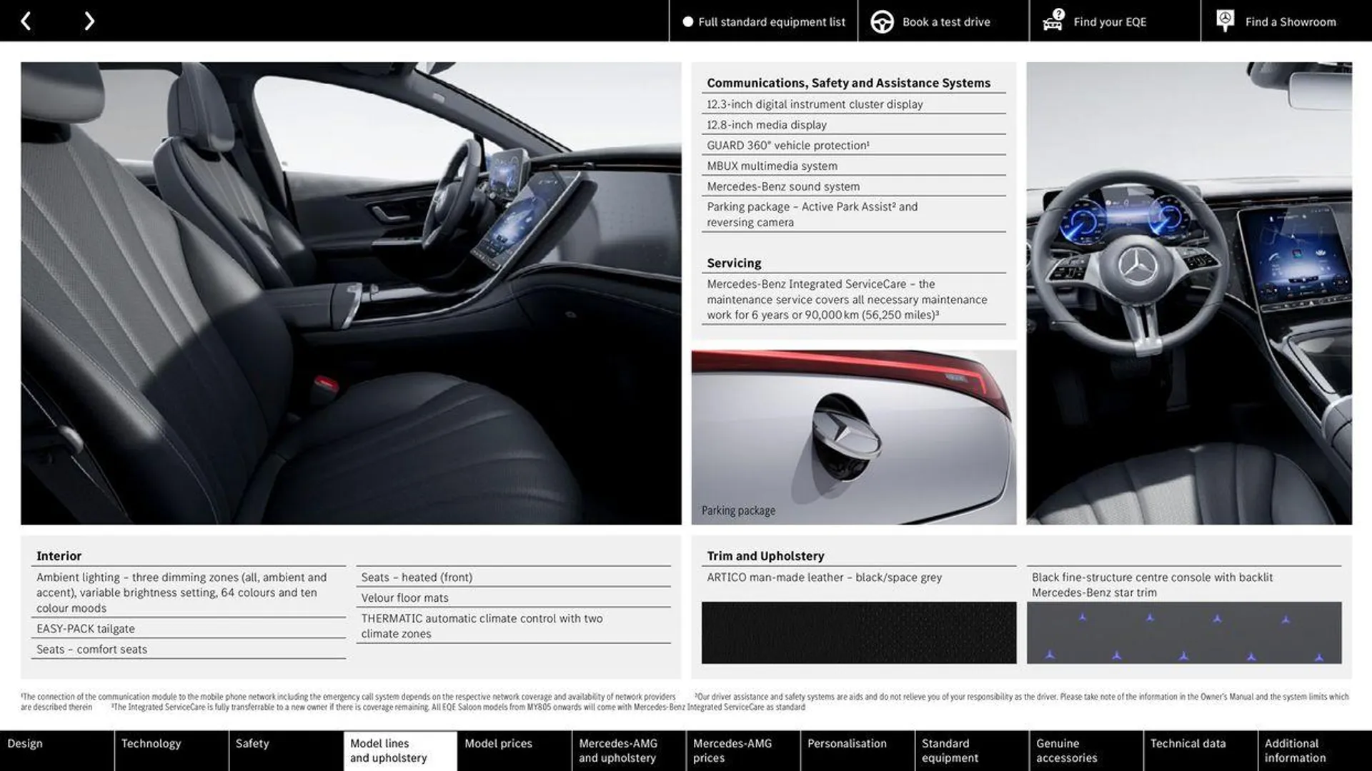 Mercedes Benz EQE Saloon from 31 August to 31 August 2025 - Catalogue Page 24