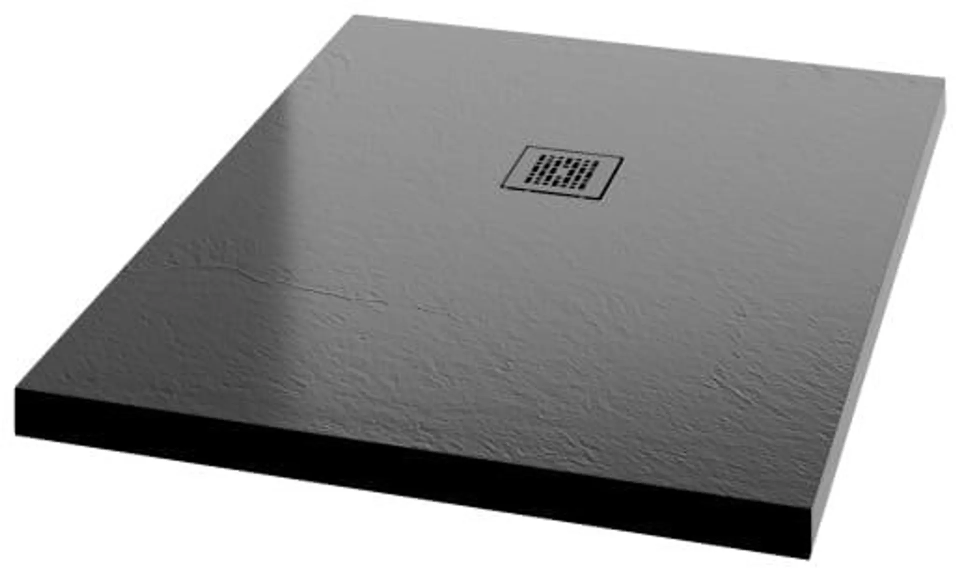 Wickes 25mm Black Textured Rectangular Shower Tray - 1700 x 700mm