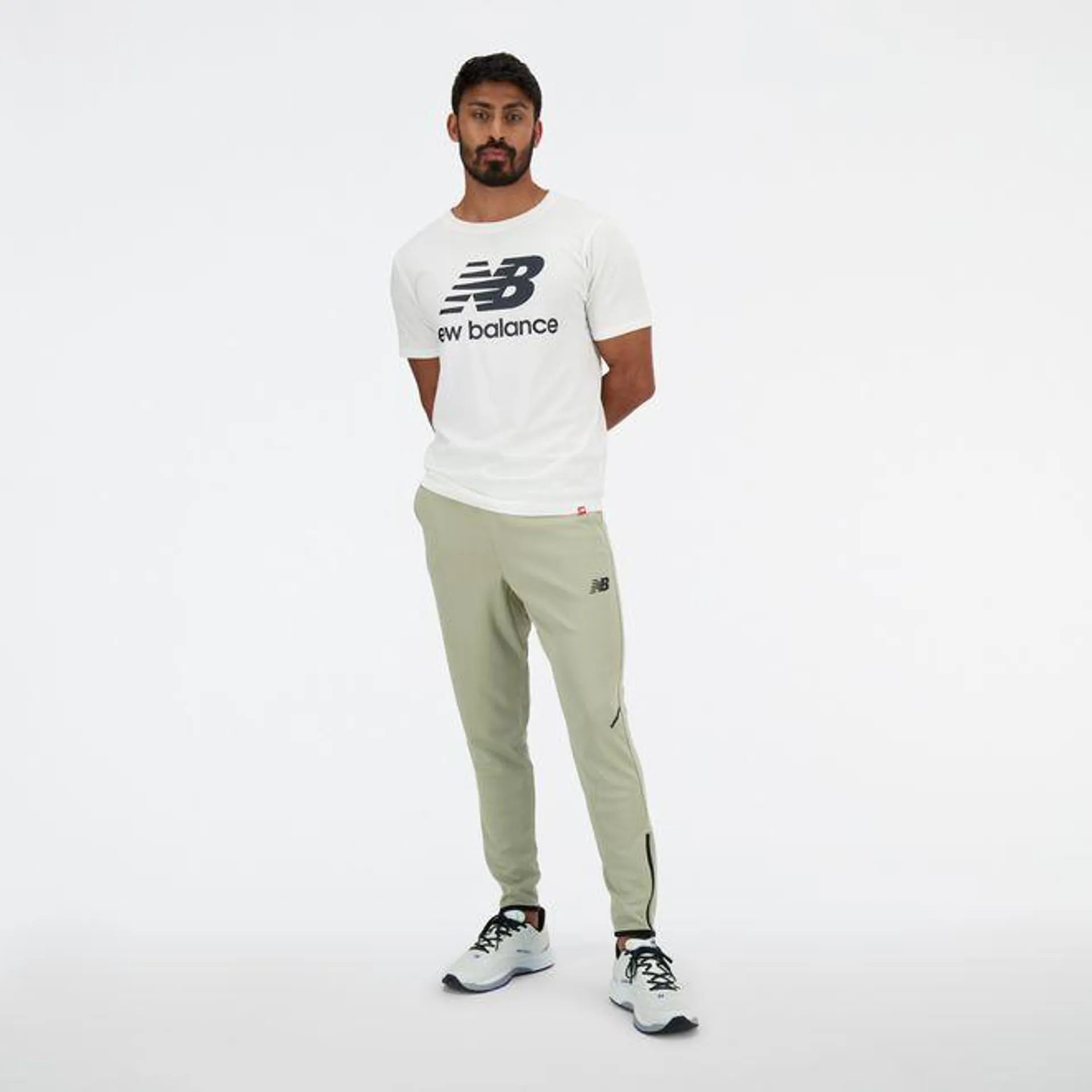 New Balance Tenacity Knit Training Pants in Green