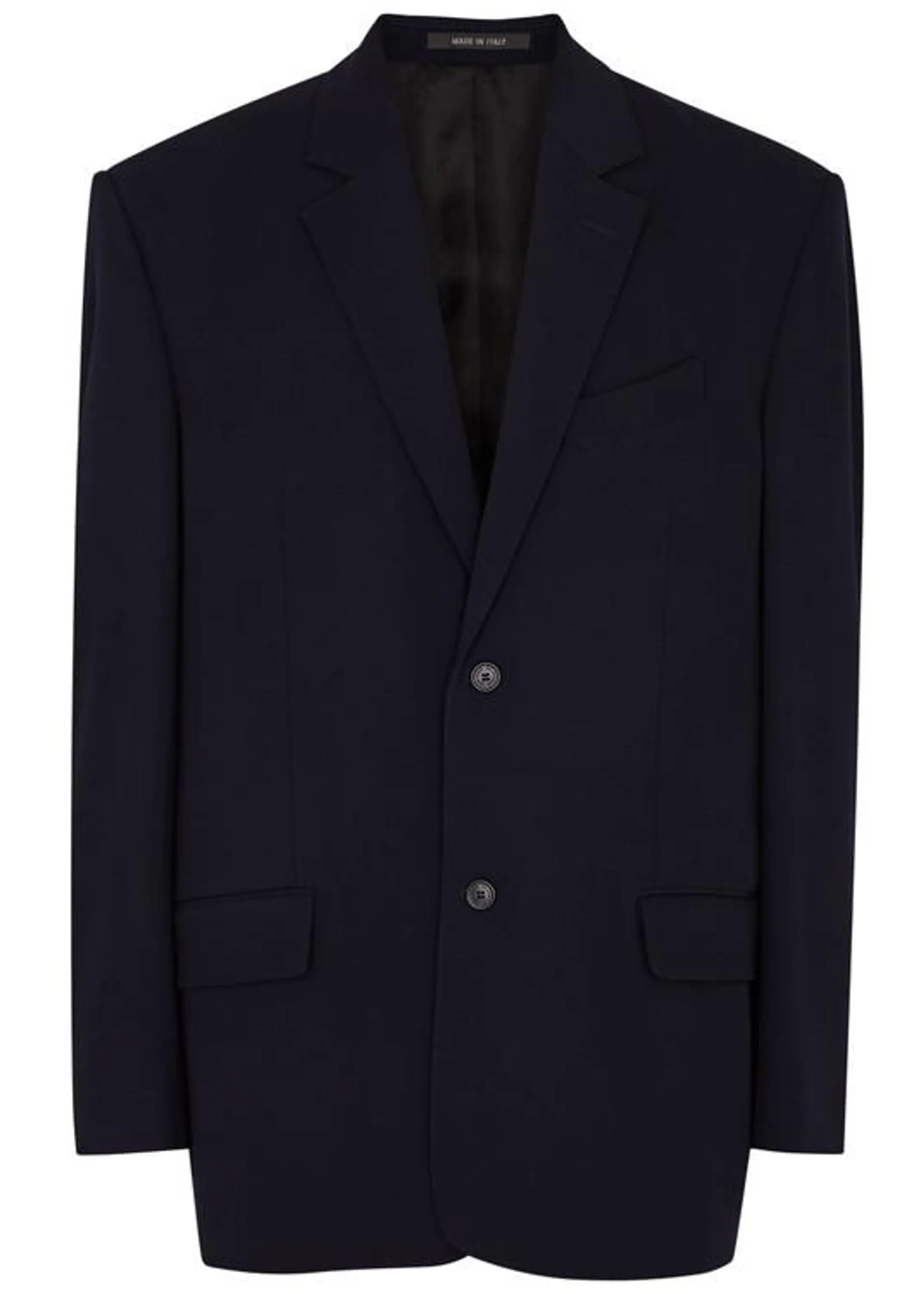 Wool-blend blazer