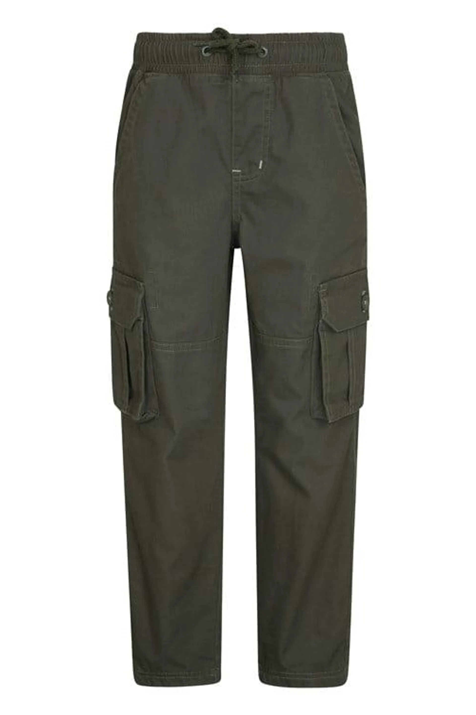 Pull Up Kids Jersey Lined Cargo Trousers