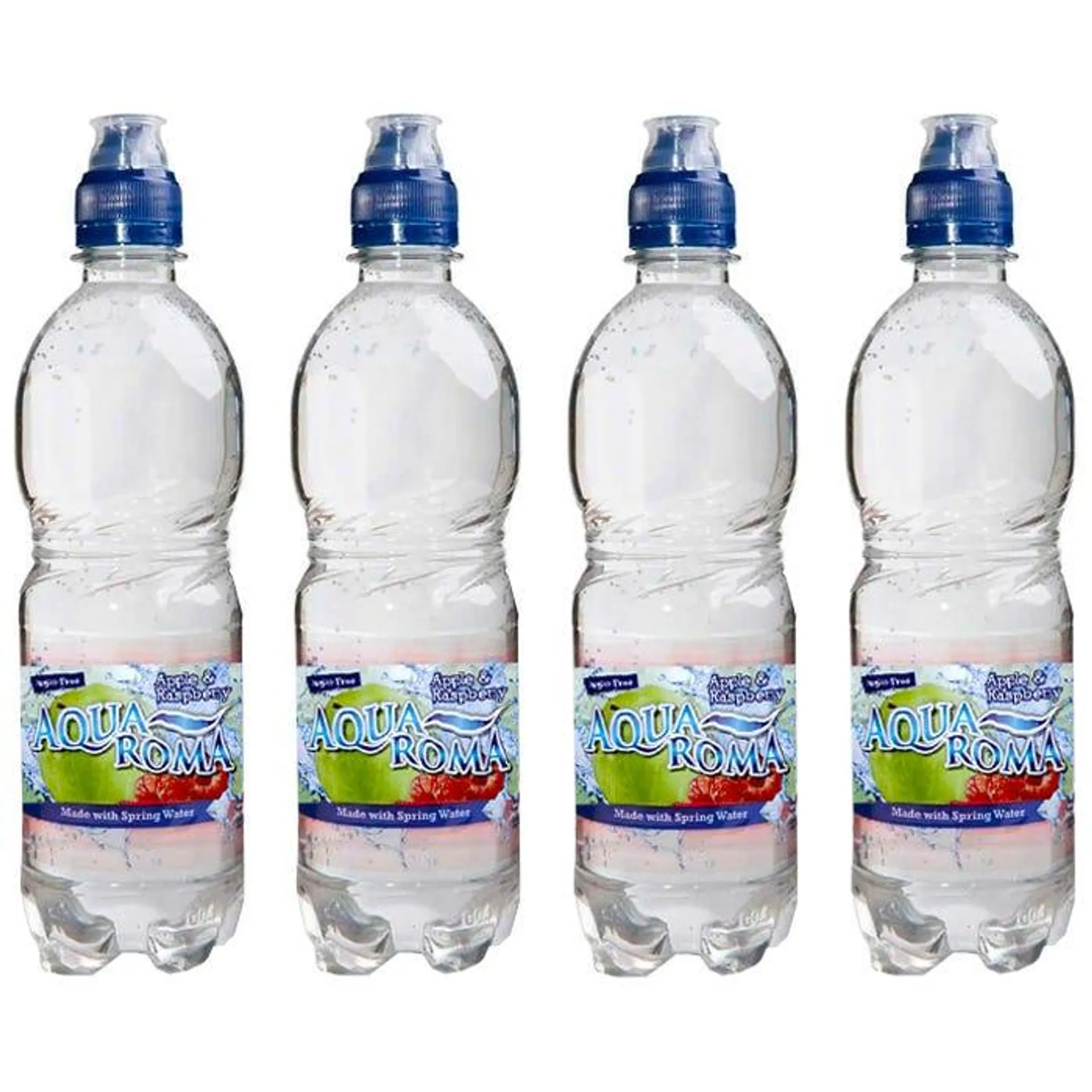 Aquaroma Still Apple & Raspberry Flavoured Spring Water 4 x 500ml