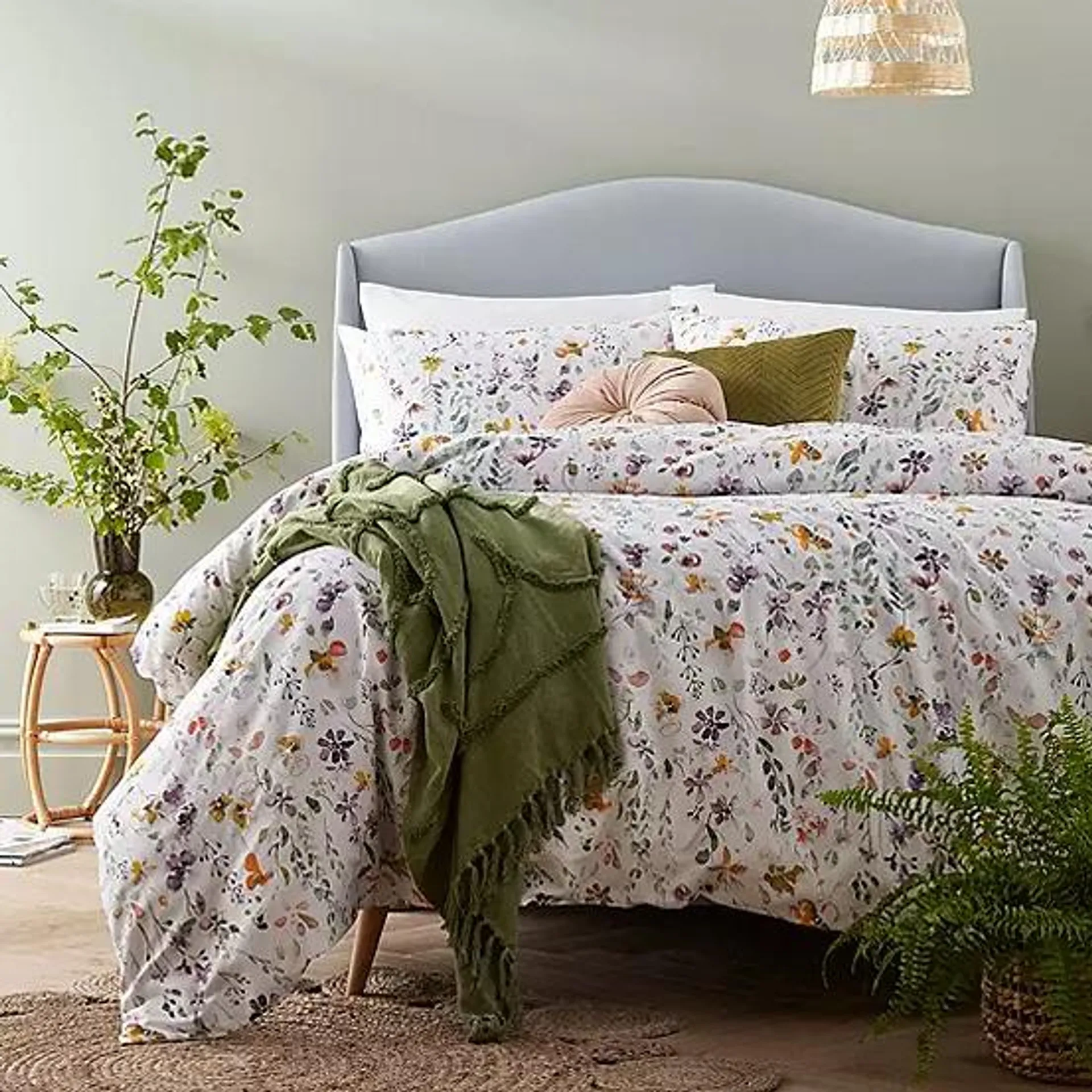 Kaleidoscope Oriana 100% Cotton 200 Thread Count Duvet Cover Set