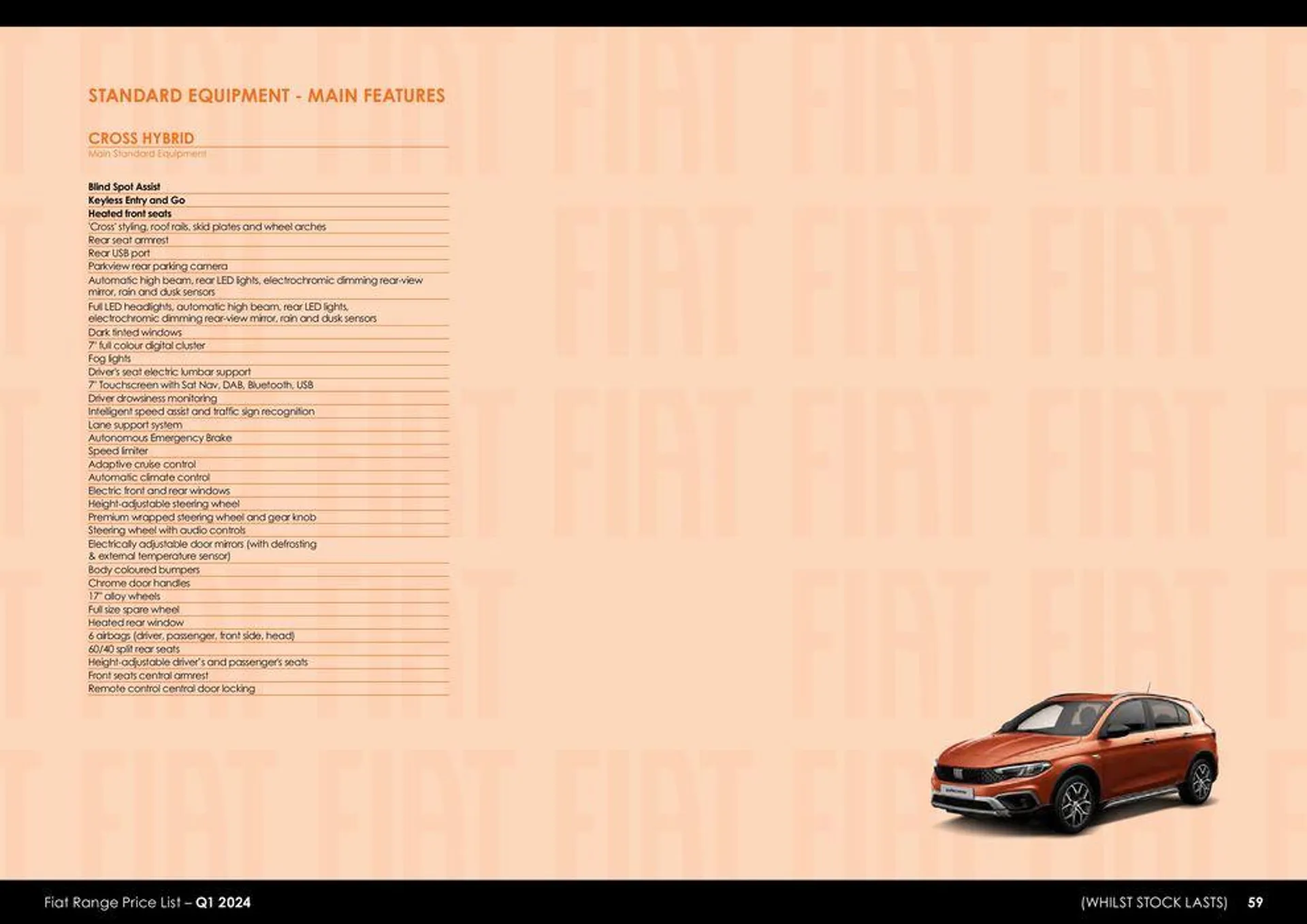 Fiat Range Price List 2024 - 59