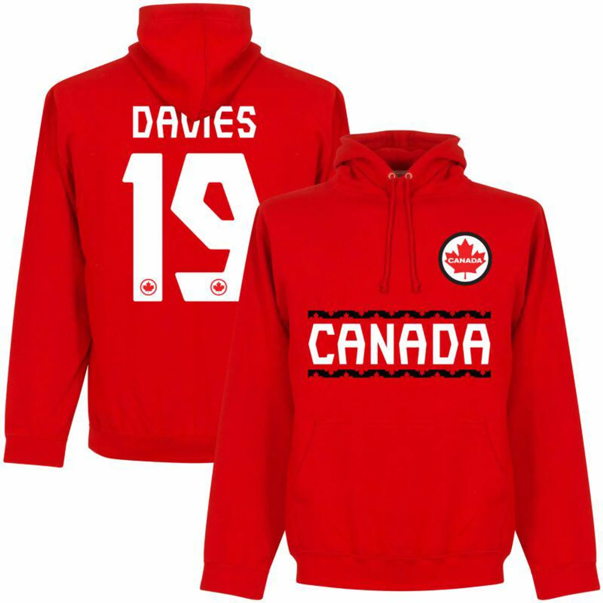 Canada Team Davies 19 Hoodie - Red