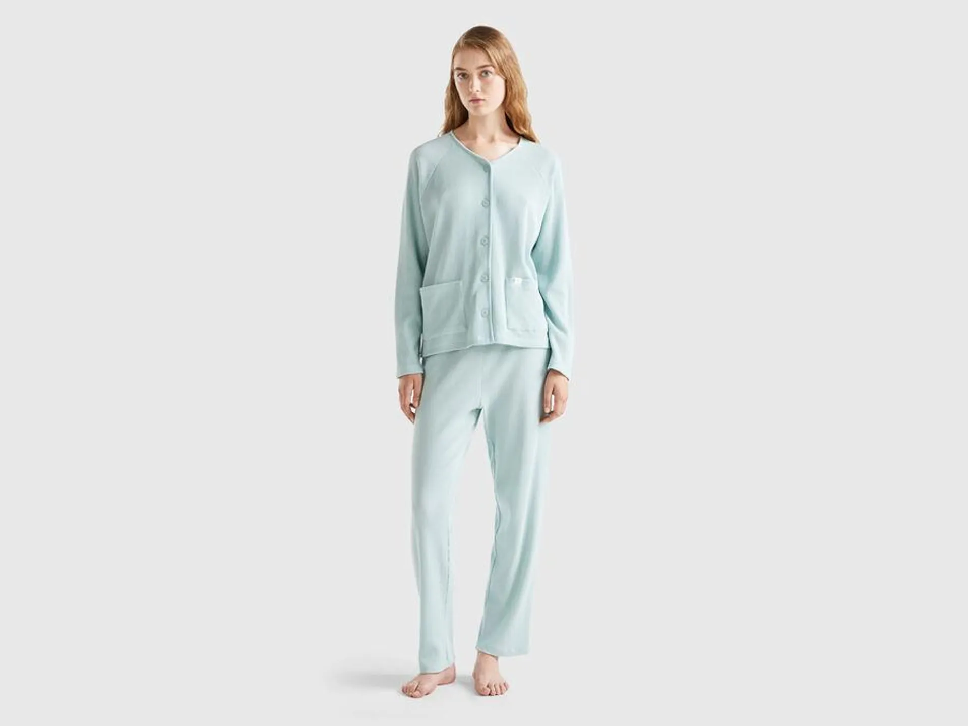 Long pyjamas in pure cotton