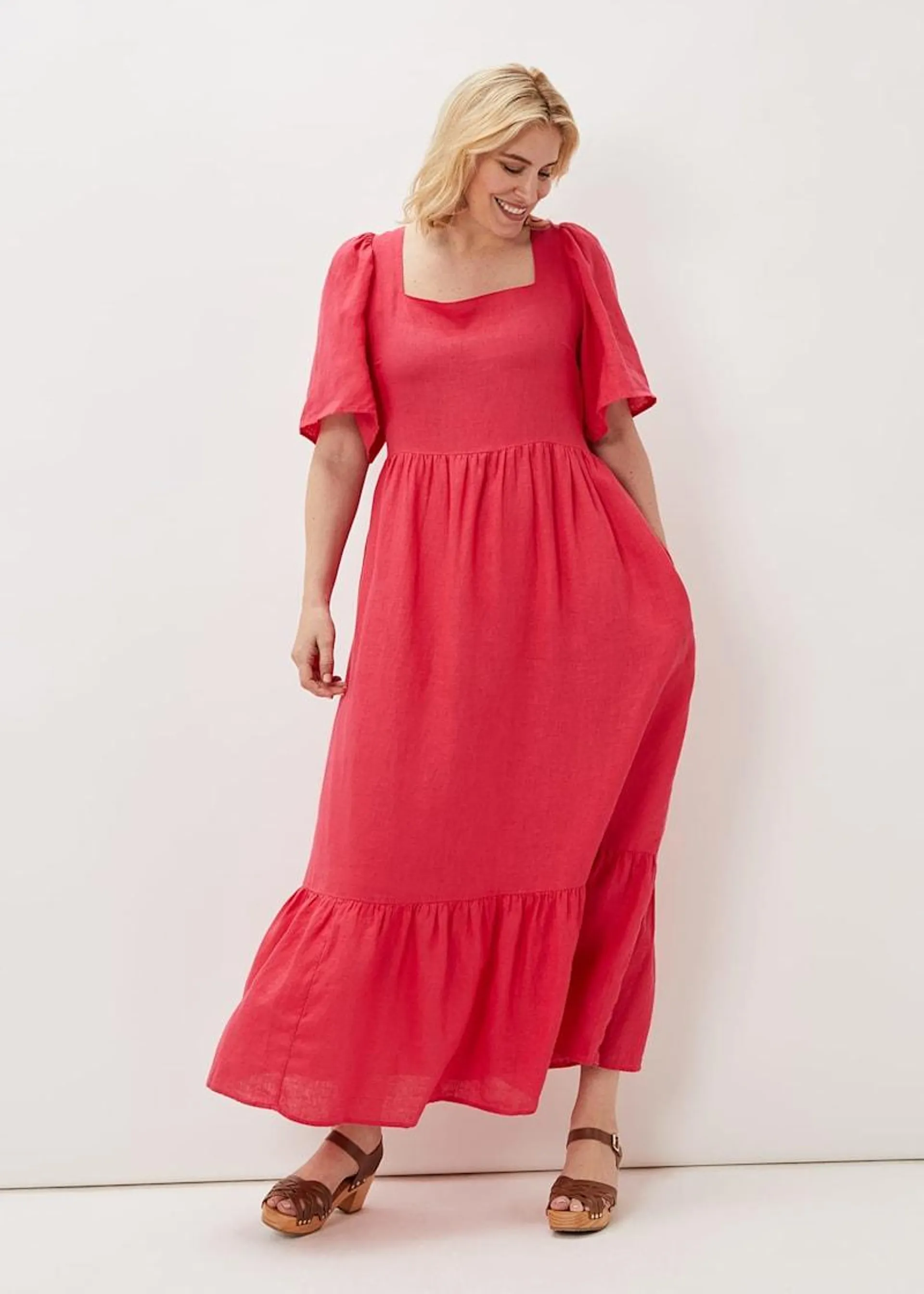 Emaline Linen Maxi Dress