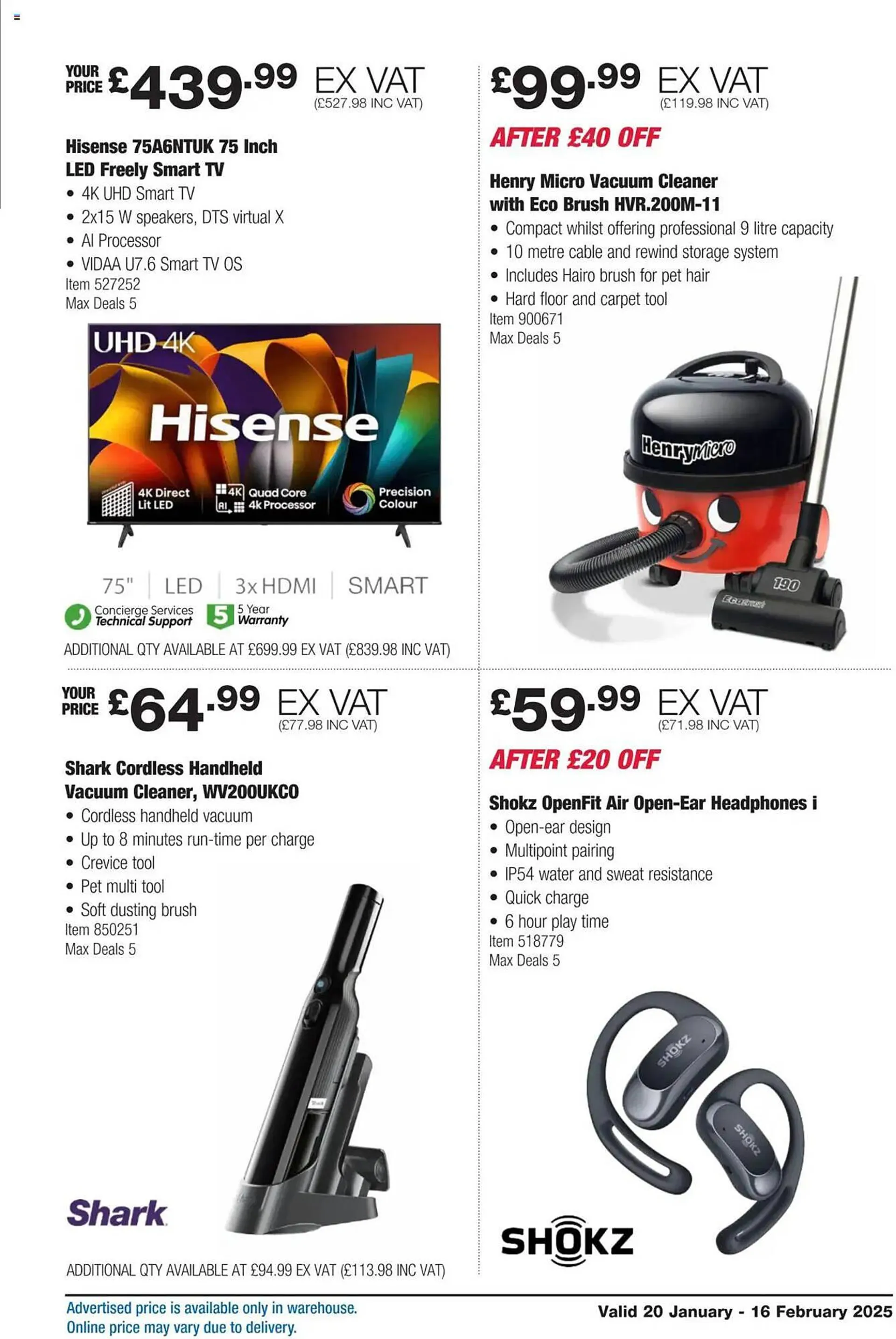 Costco leaflet from 20 January to 16 February 2025 - Catalogue Page 3