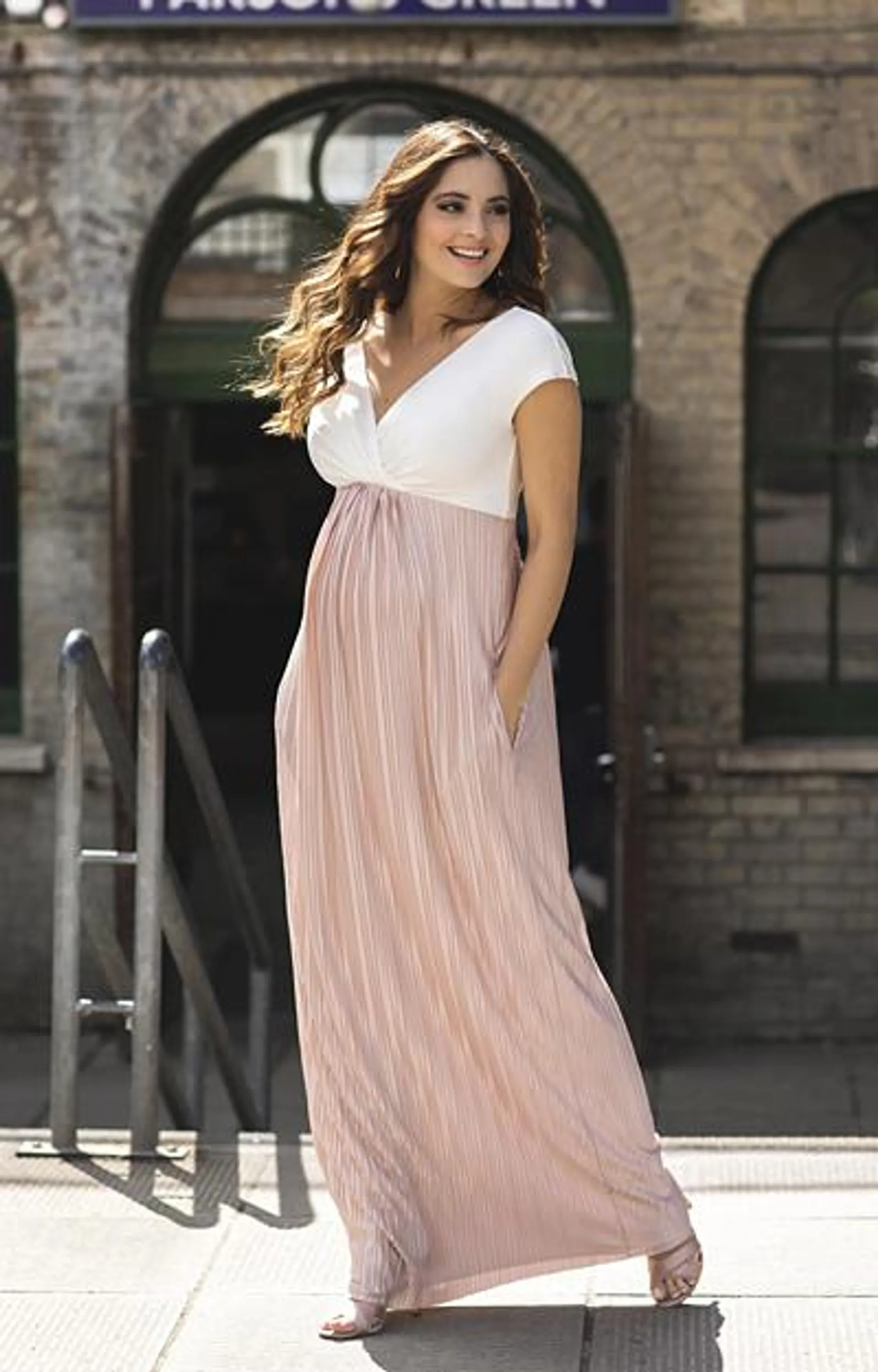 Serenity Maternity Maxi Dress
