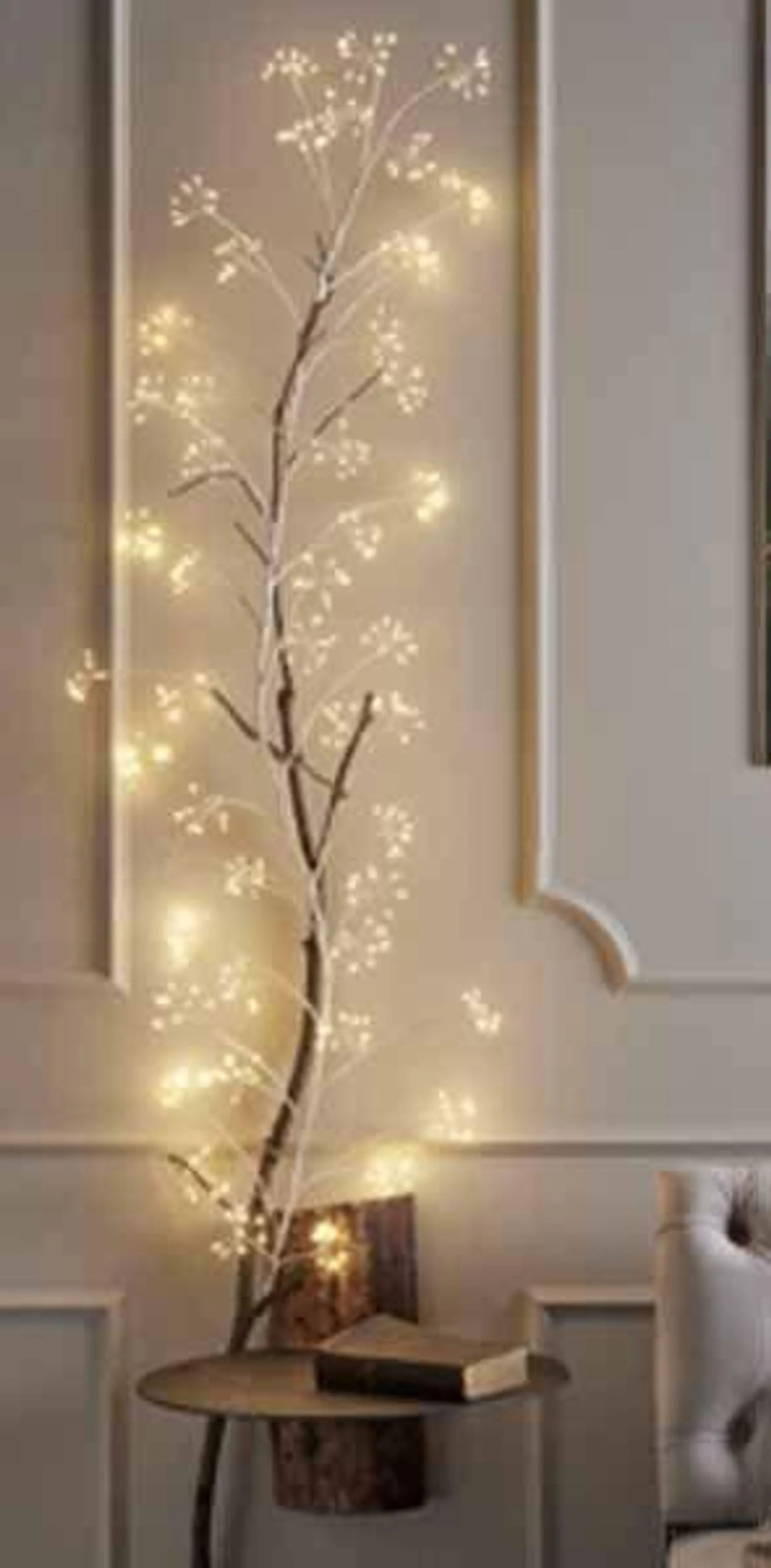 180cm White Micro Dot Branch decoration with 480 warm white LEDs