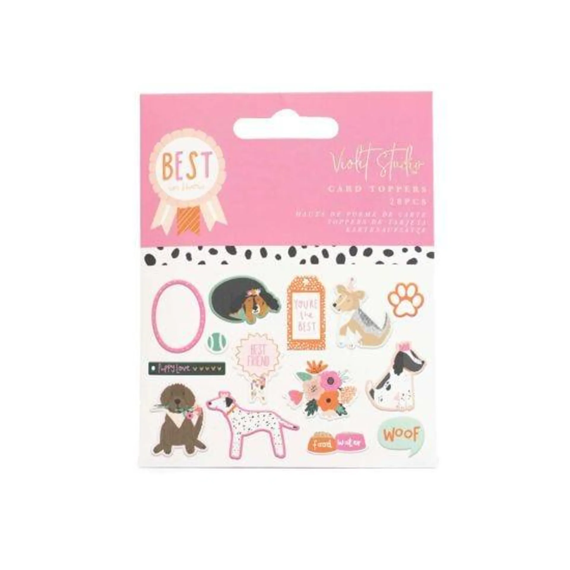 Violet Studio Assorted Card Toppers - Best In Show Pack of 28