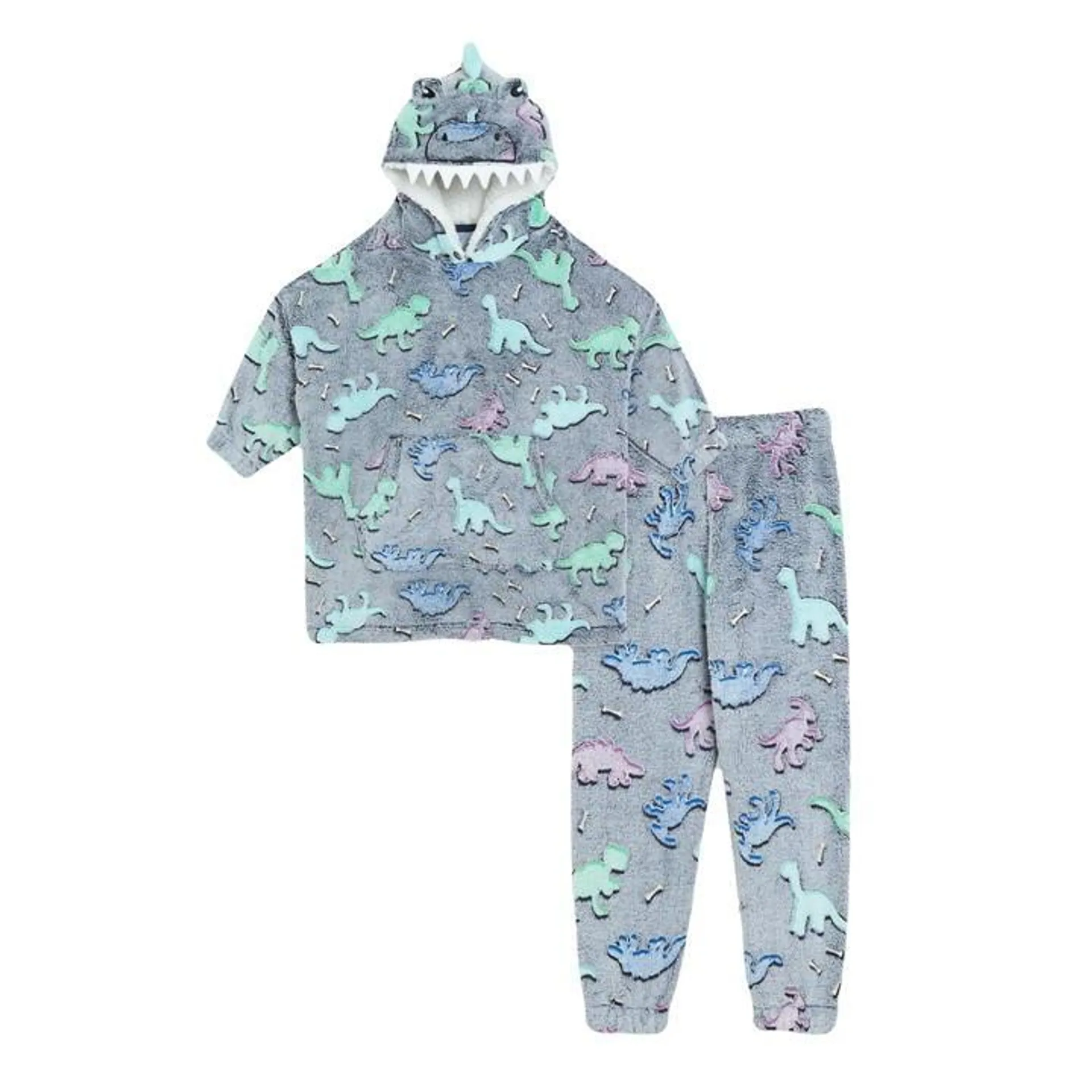 Boys Dino Hoody & Pant Set