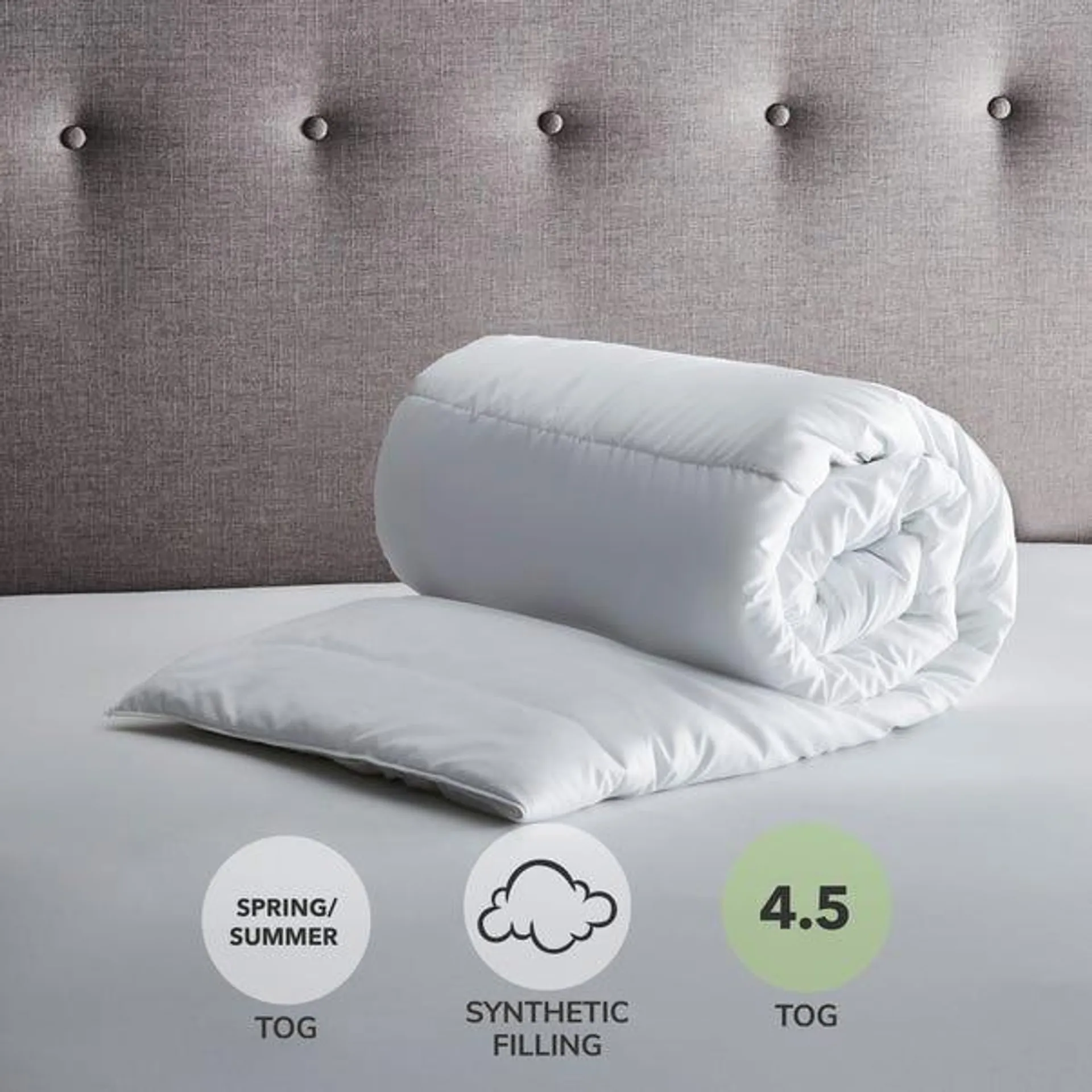 Soft and Cool 4.5 Tog Summer Duvet