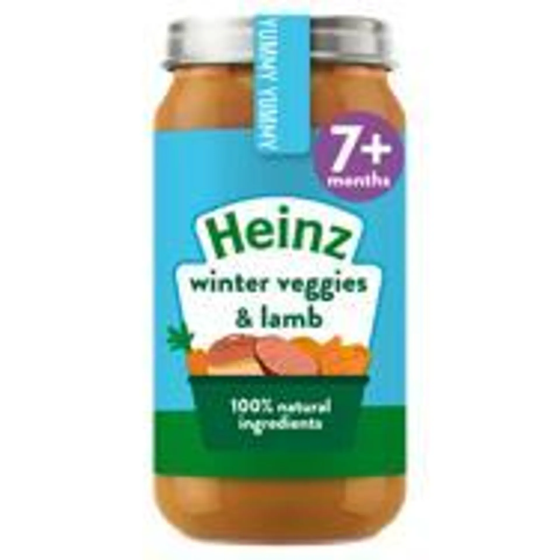 Heinz By Nature Winter Veggies & Lamb Baby Food Jar 7+ Months 200g