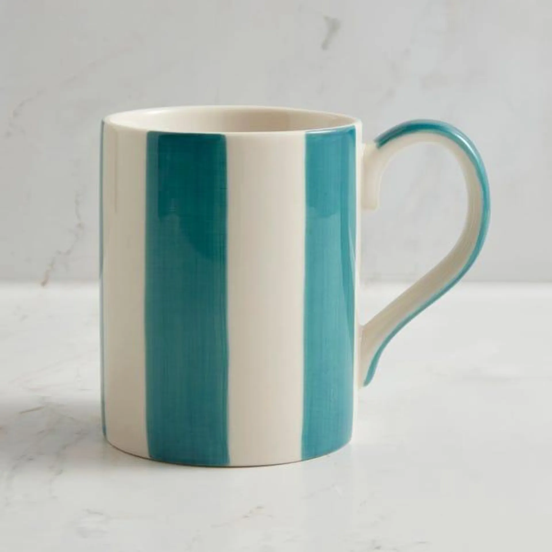 Handpainted Stripe Mug