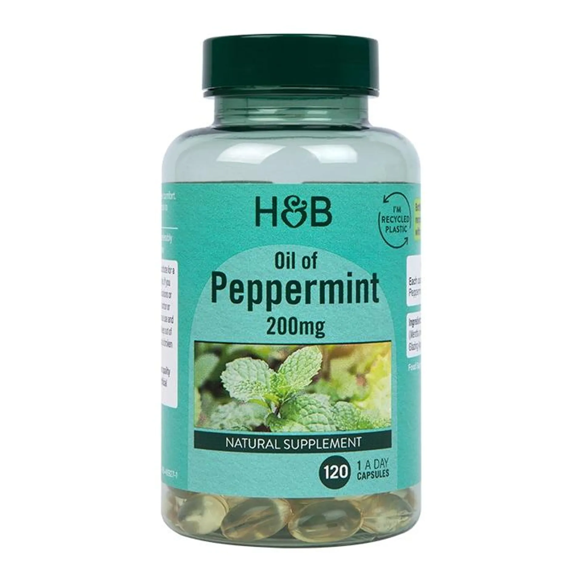 Oil of Peppermint 120 Capsules