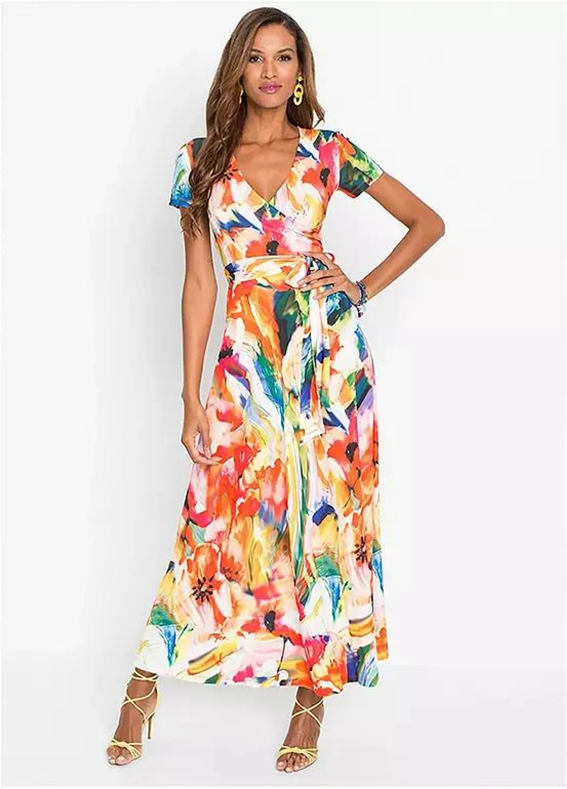 Floral Print Maxi Dress