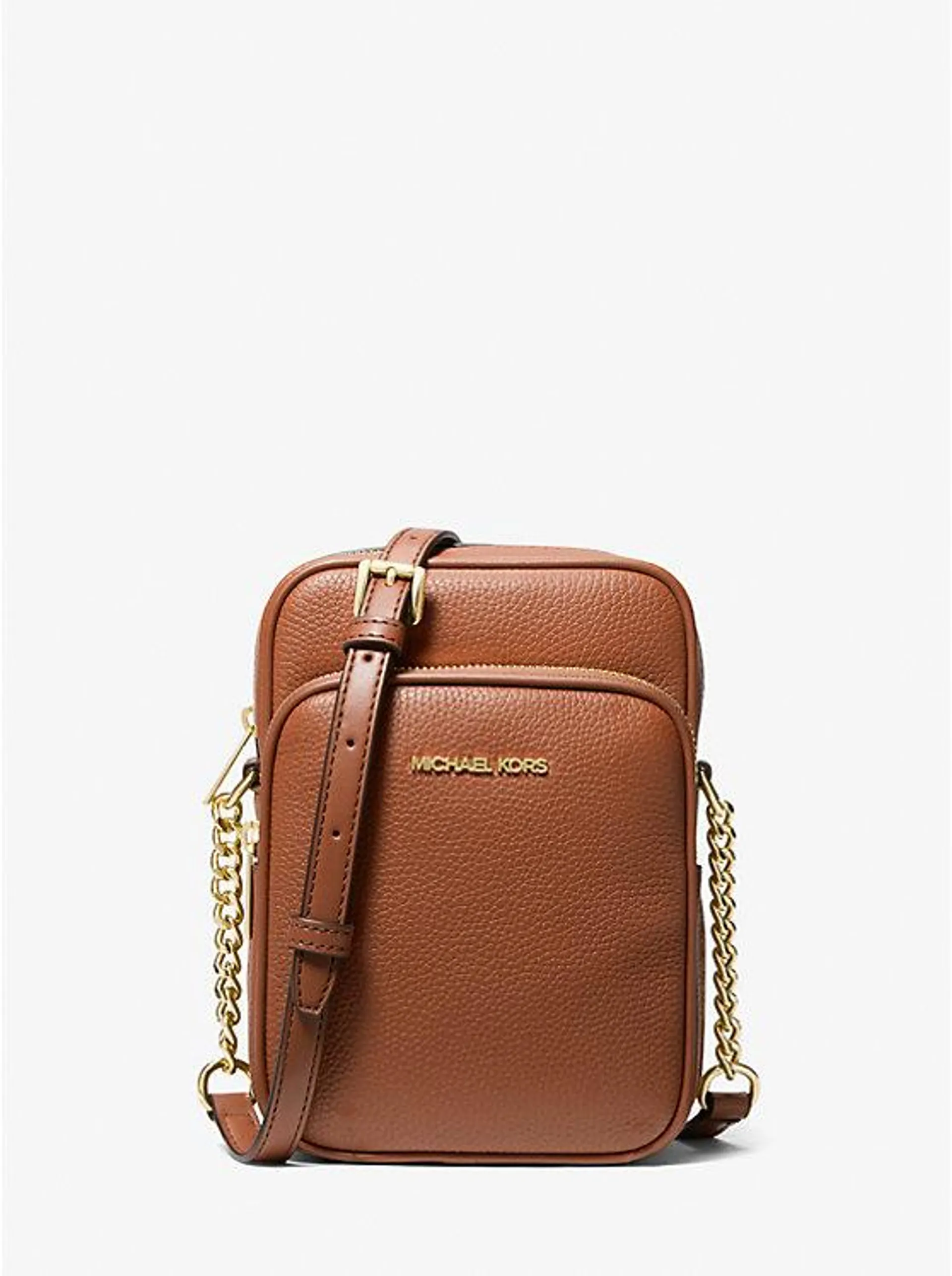 Jet Set Travel Medium Pebbled Leather Crossbody Bag