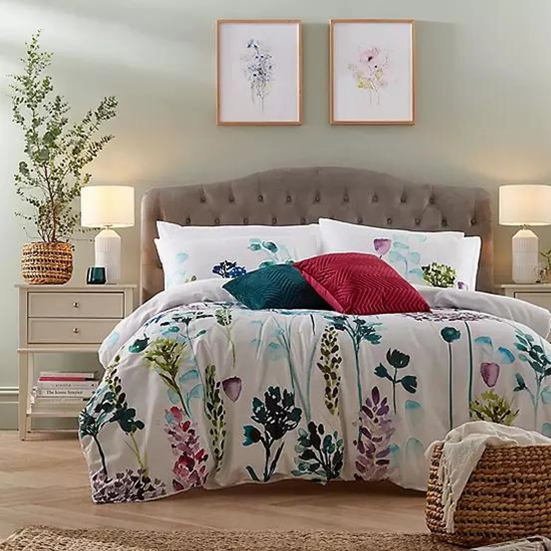 Kaleidoscope Brielle 100% Cotton 200 Thread Count Duvet Cover Set