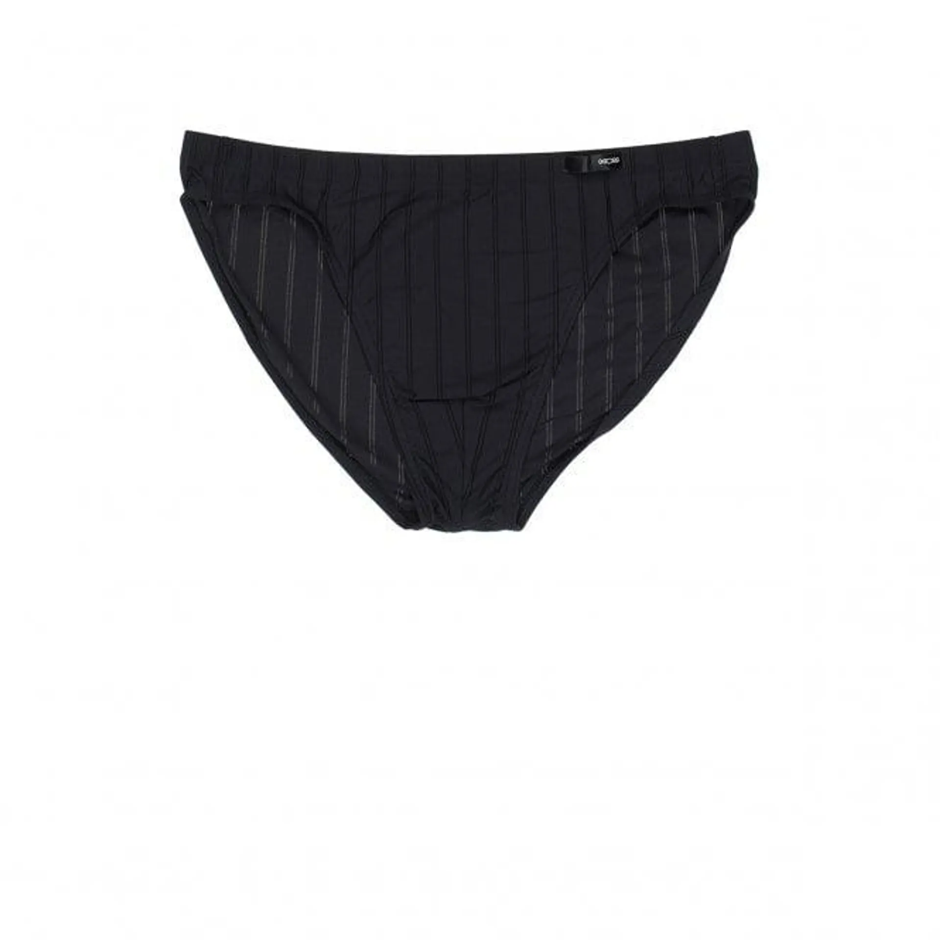 Chic Ribbed Comfort Micro Briefs, Black