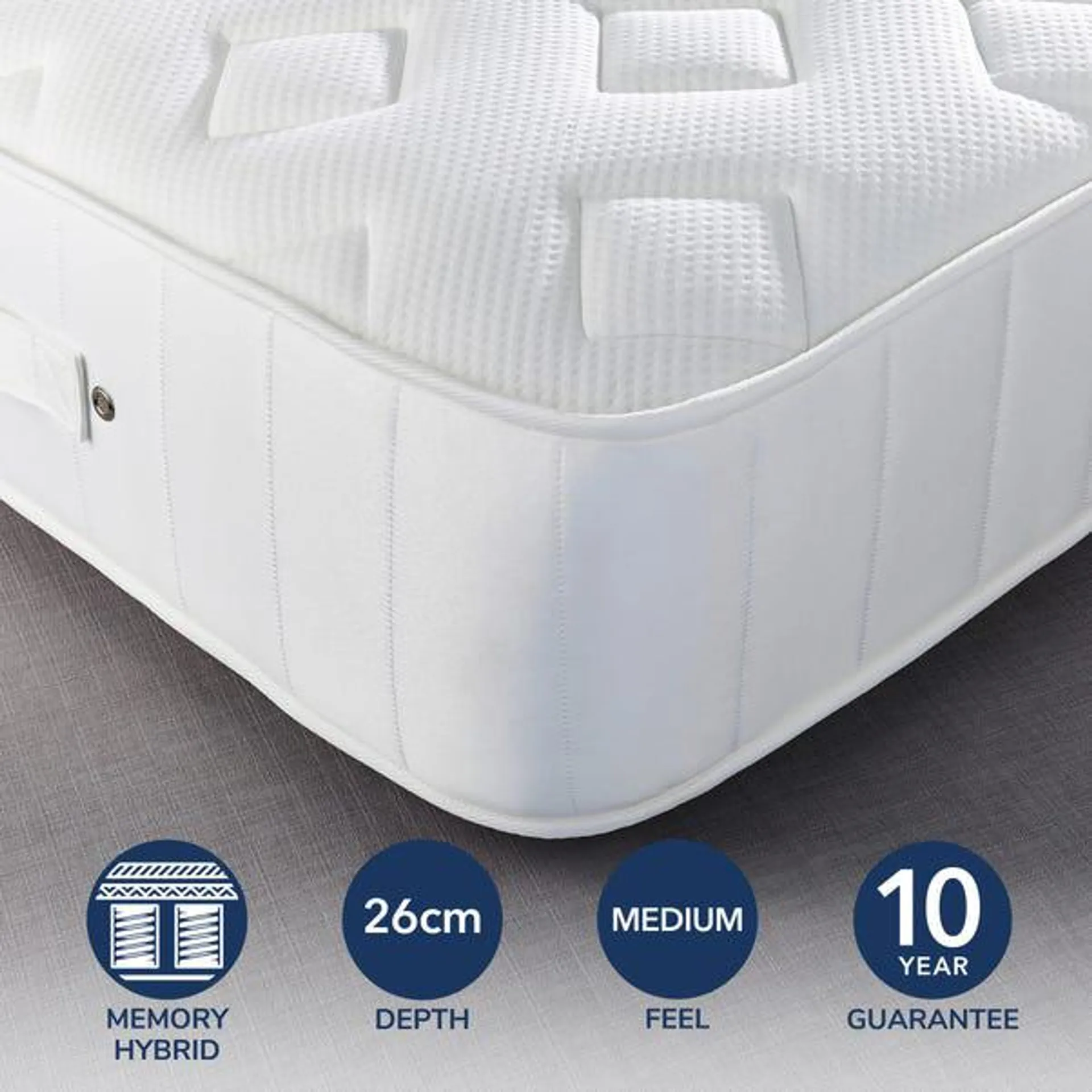 Fogarty Dreamy Comfort Memory Foam Top 1000 Pocket Sprung Mattress