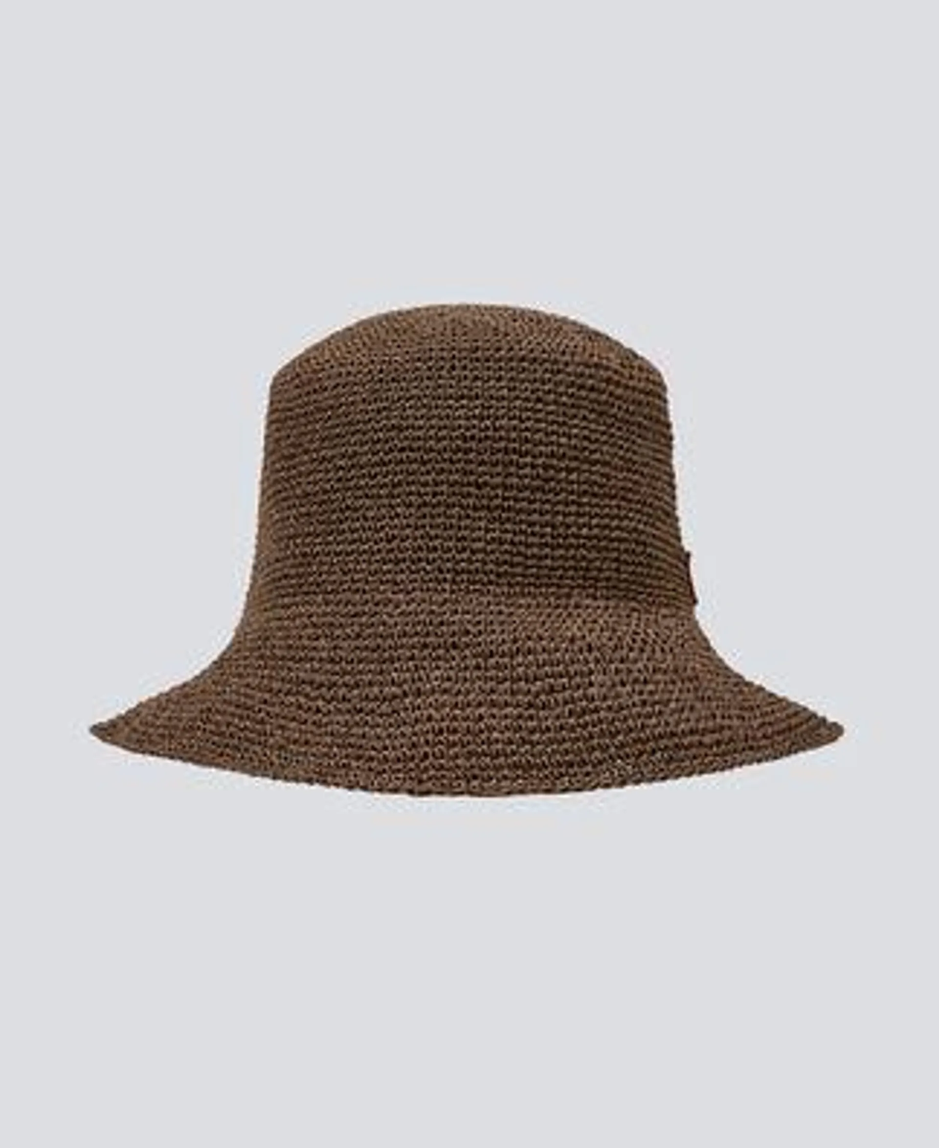 Brown hat woman