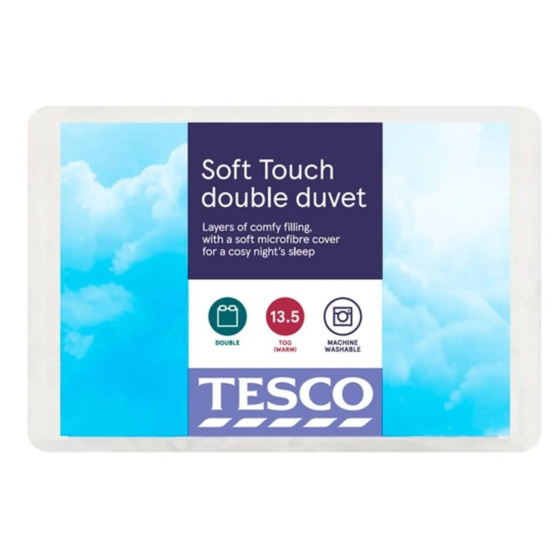 Tesco Soft Touch 13.5 Tog Duvet Double