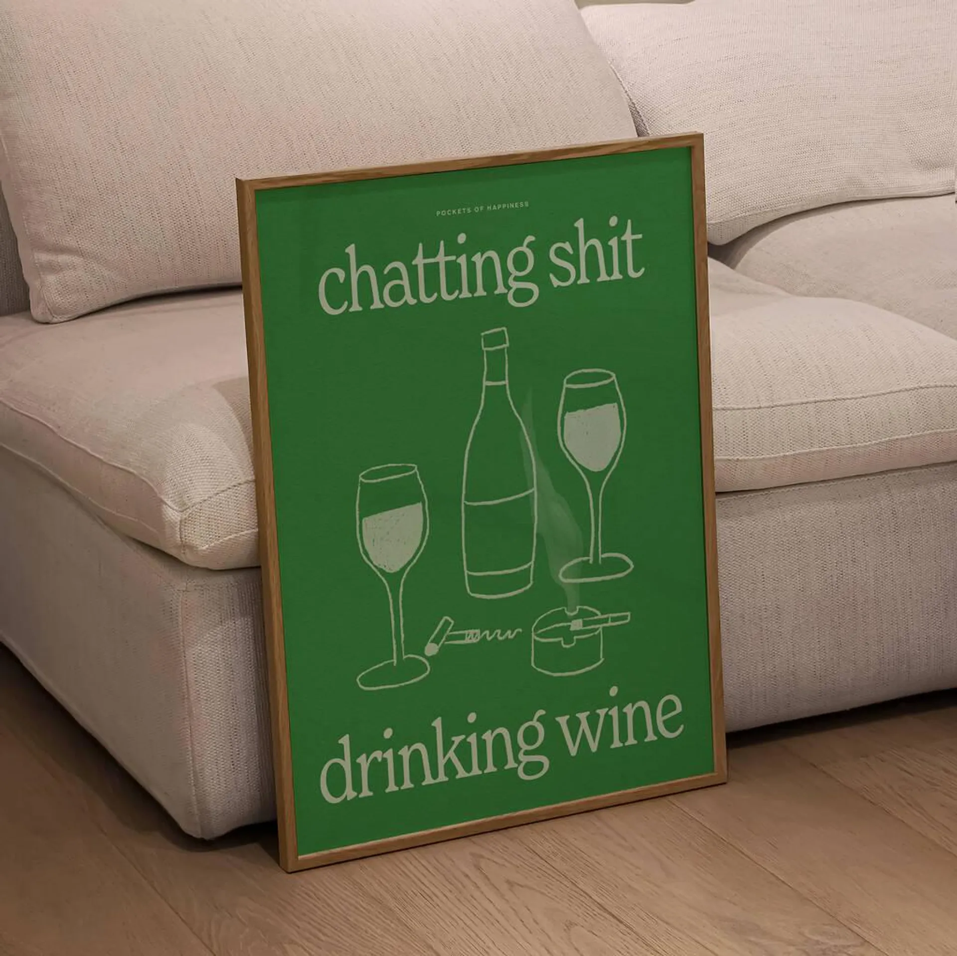 Wine Illustration Art Print