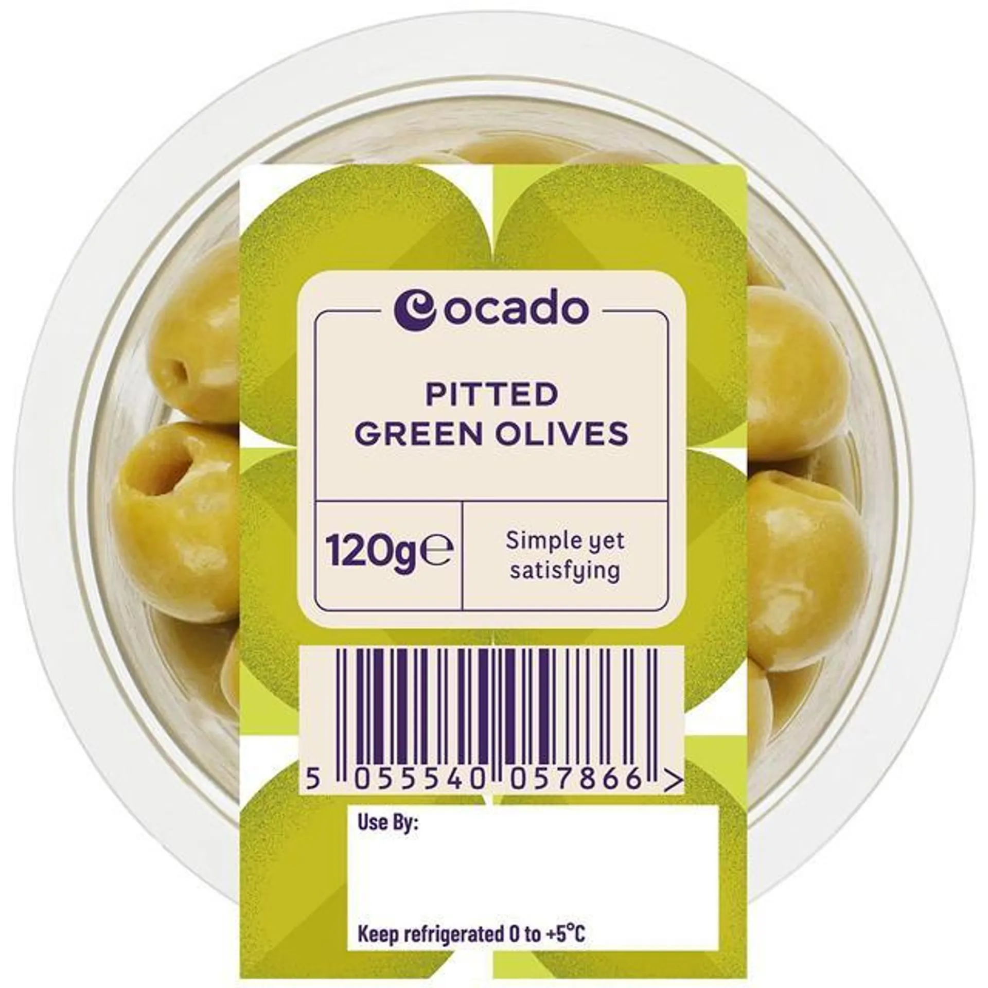 Ocado Pitted Green Olives