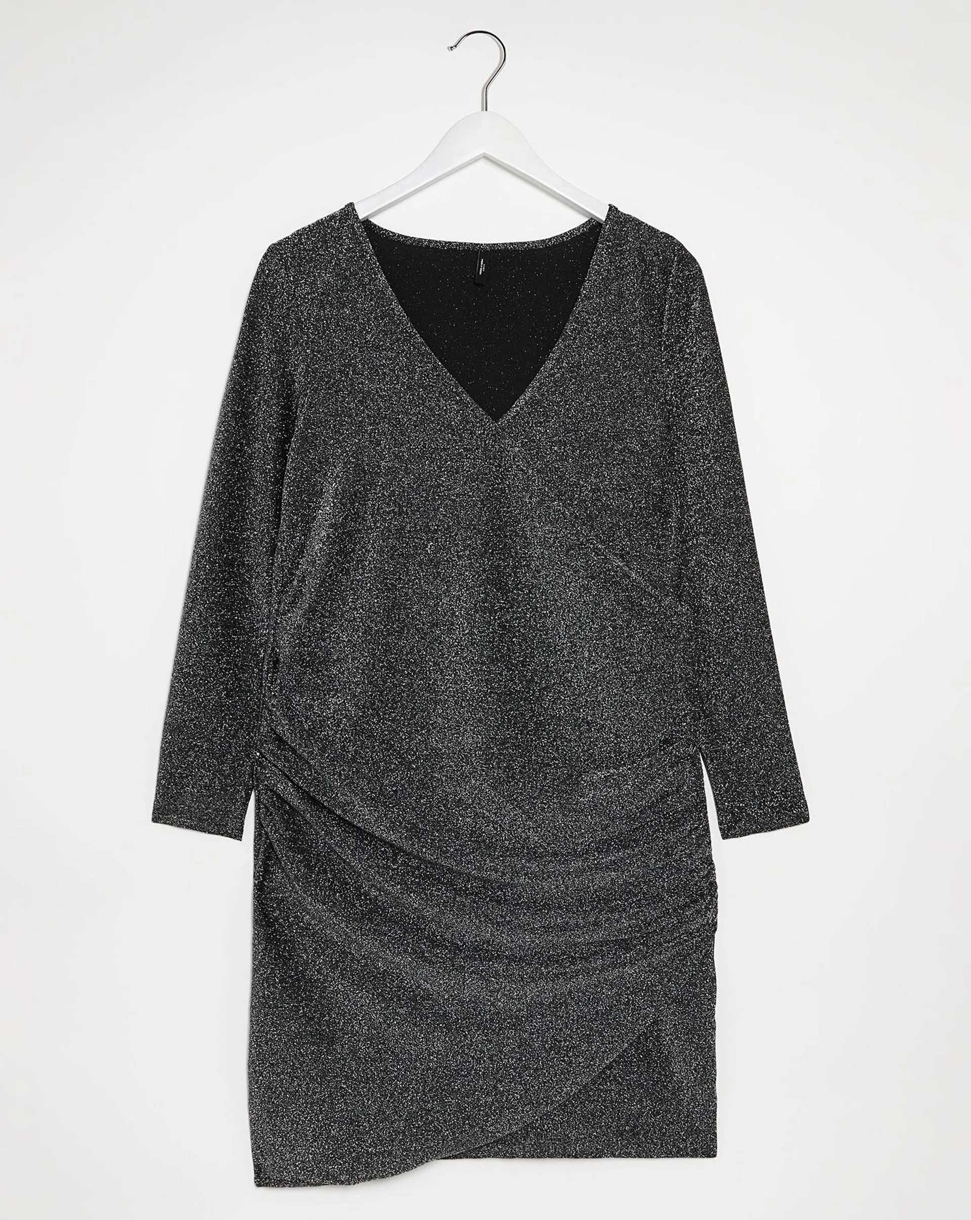 Vero Moda Metallic Wrap Dress