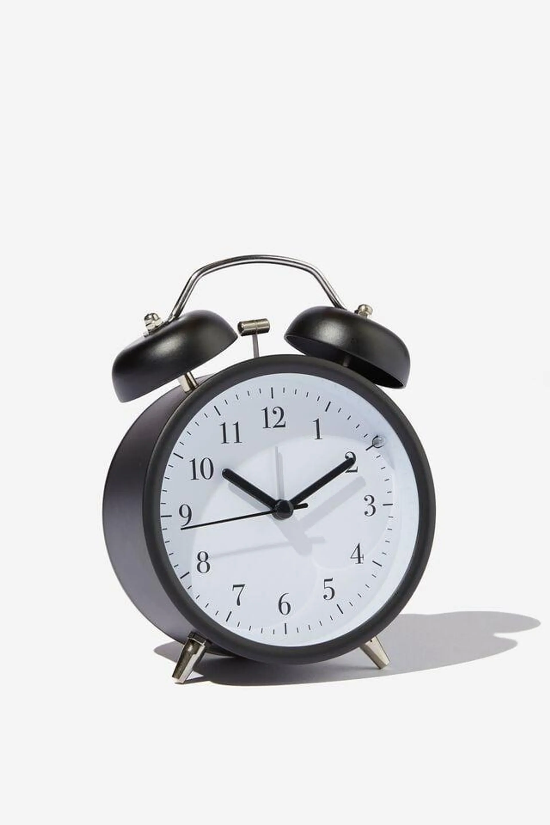 Alarm Bells Retro Clock