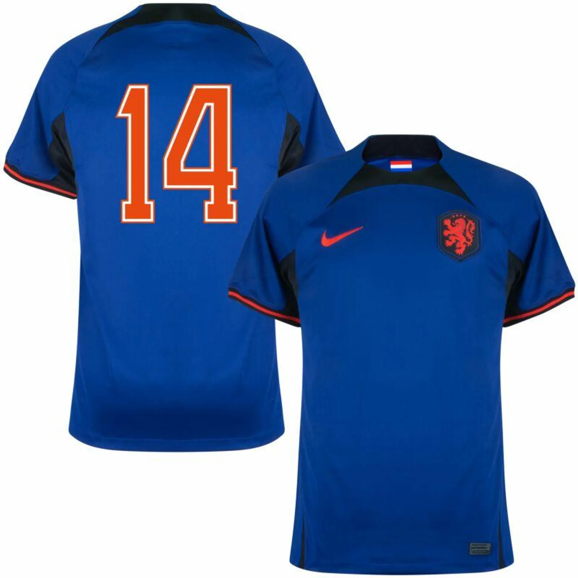 Nike Holland Away No.14 Shirt 2022-2023 ('74 Legend Printing)