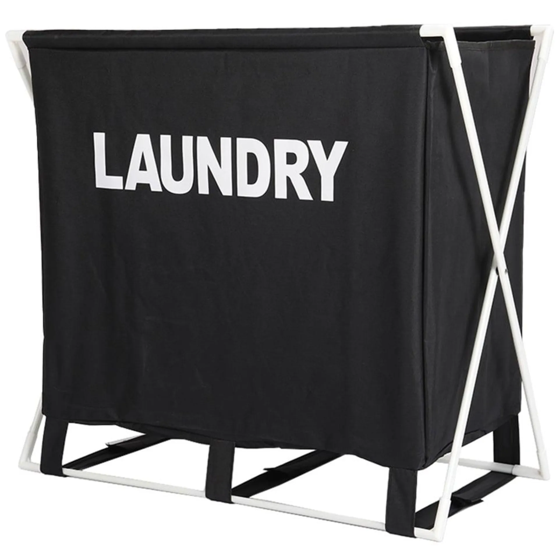 Living And Home Large Folding Laundry Basket Lightweight