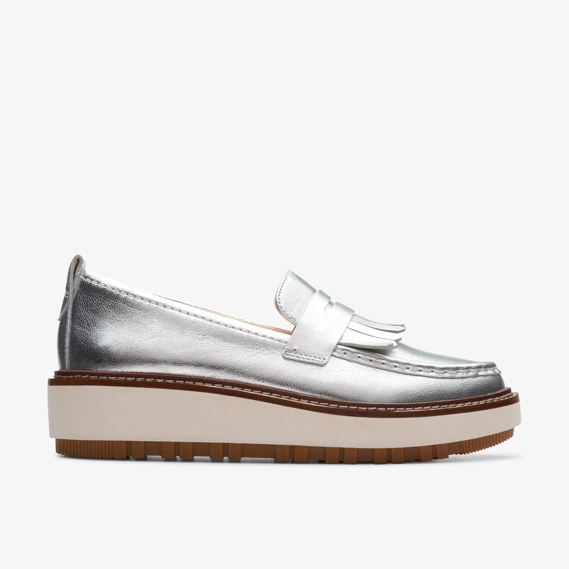 Orianna Loafer Silver Metallic