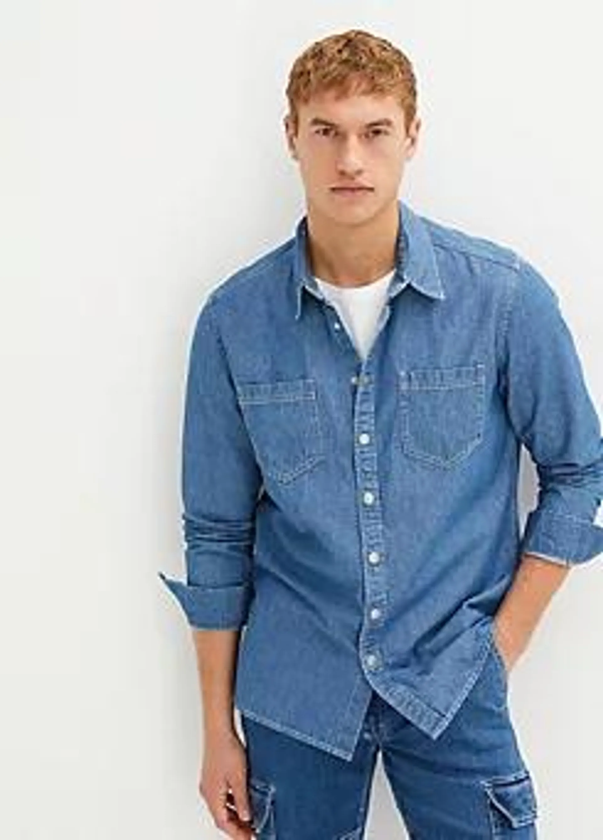 Long Sleeve Denim Shirt