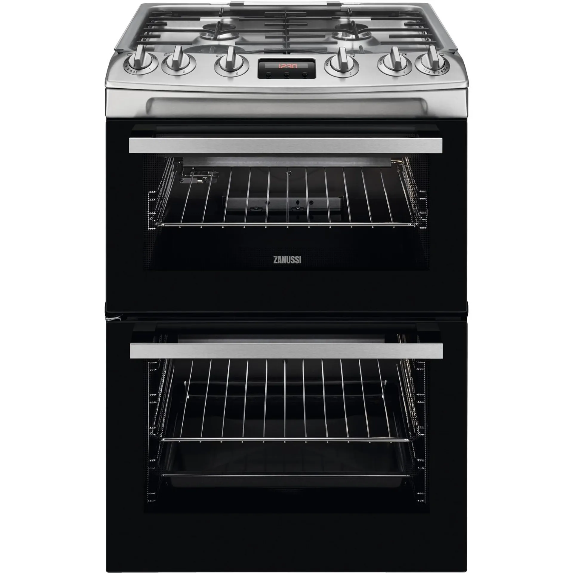 Zanussi 60cm Gas Cooker - Stainless Steel