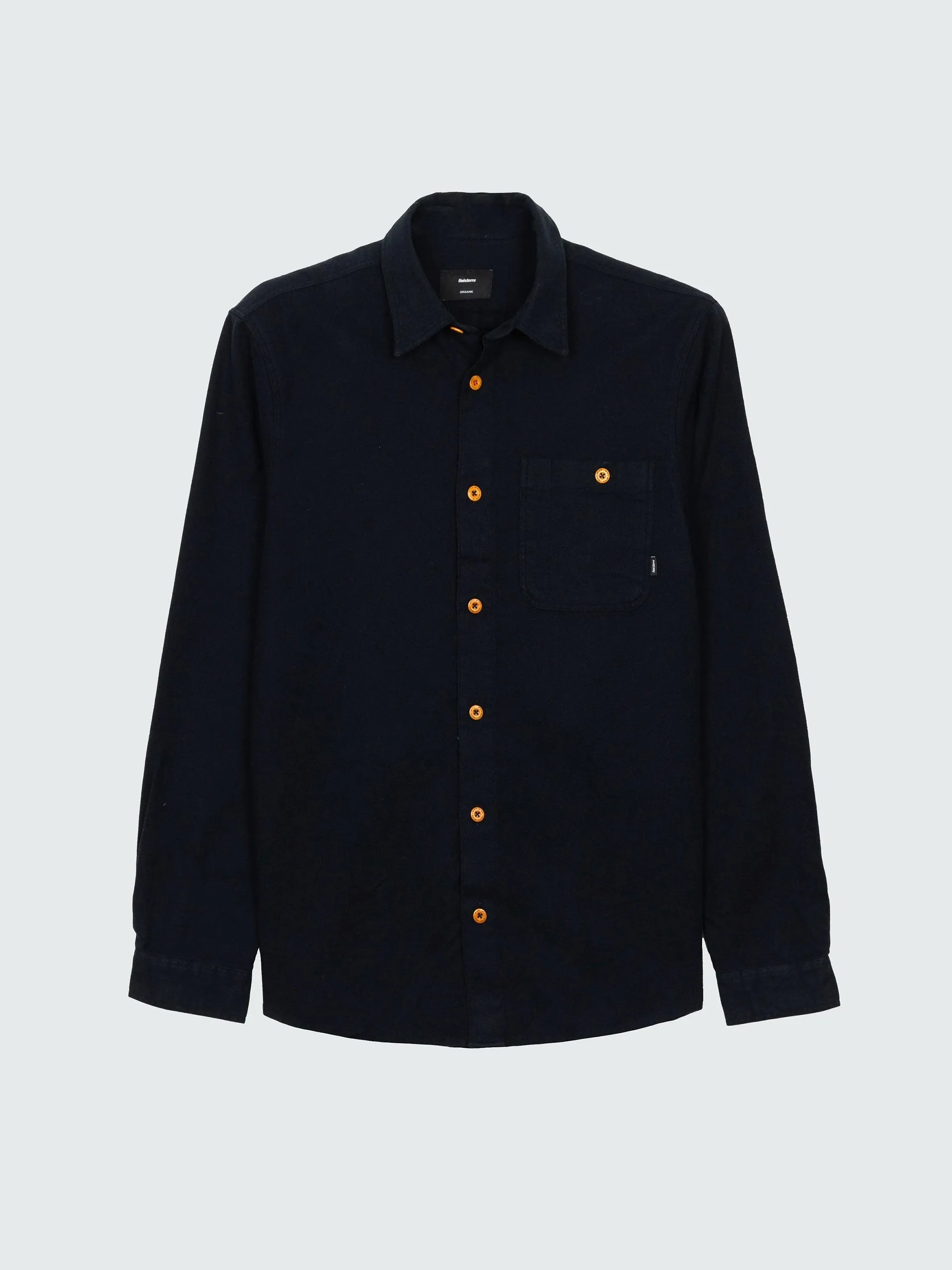 100% organic cotton shirt in black